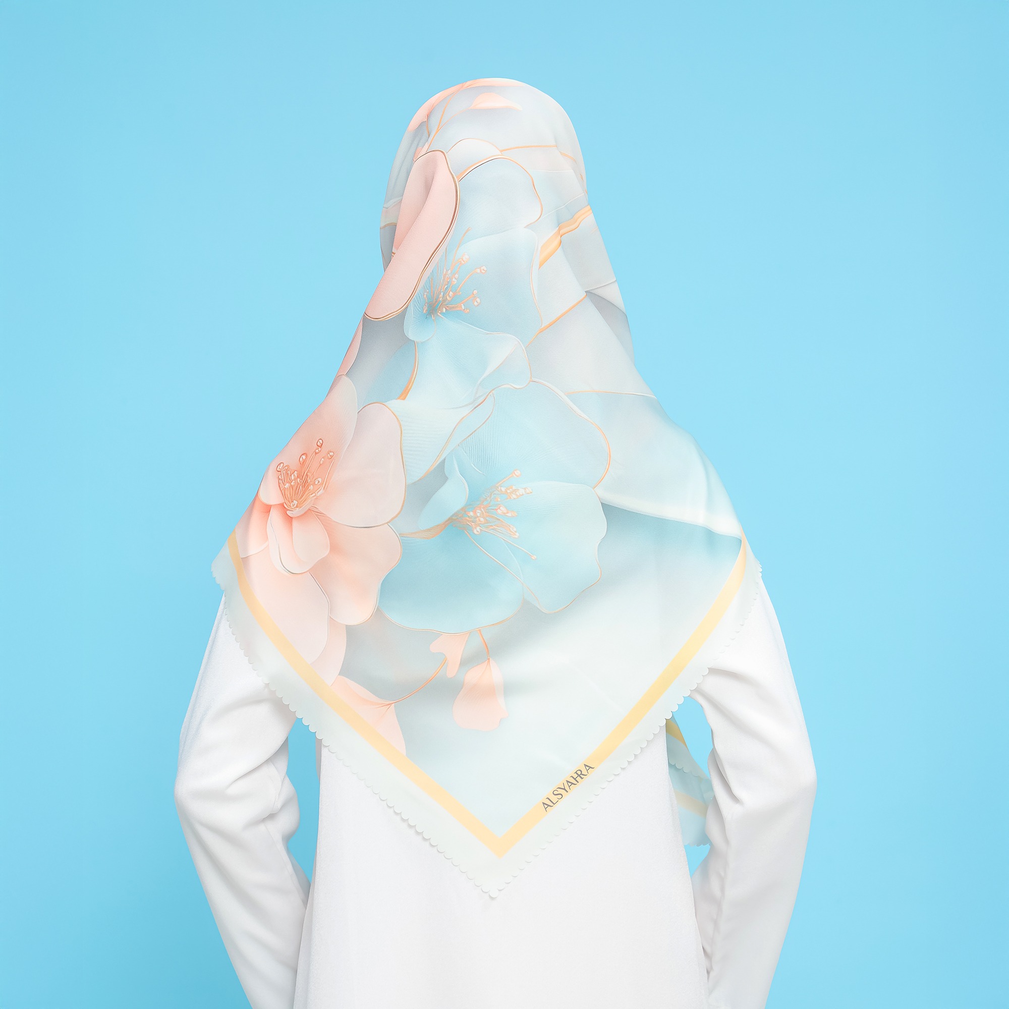 Alsyahra Exclusive Jilbab Sakura Luxe Hijab Voile Kerudung Segi Empat Premium