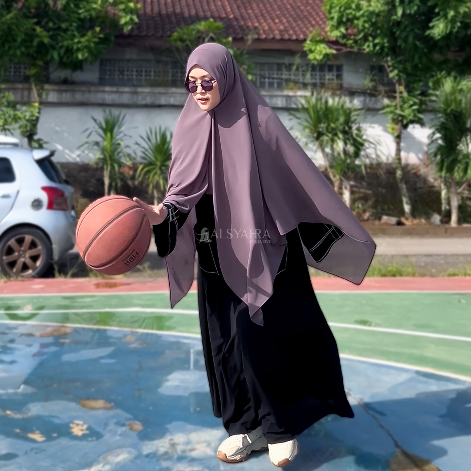 Alsyahra Exclusive - Set Khiban Khimar Bandana Syari Cadar Sifon Cerruti Premium 5 Style
