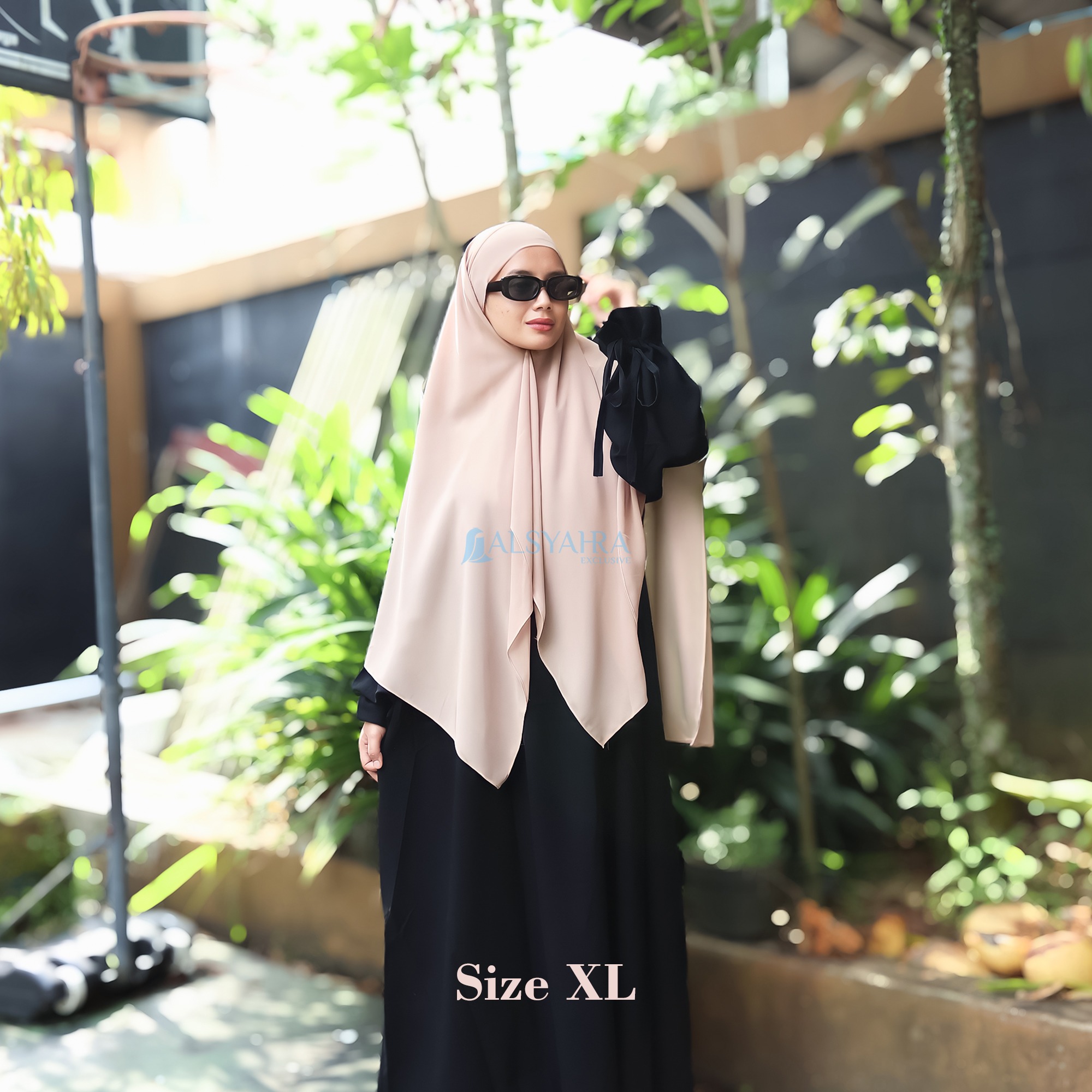 Alsyahra Exclusive - Set Khiban Khimar Bandana Syari Cadar Sifon Cerruti Premium 5 Style