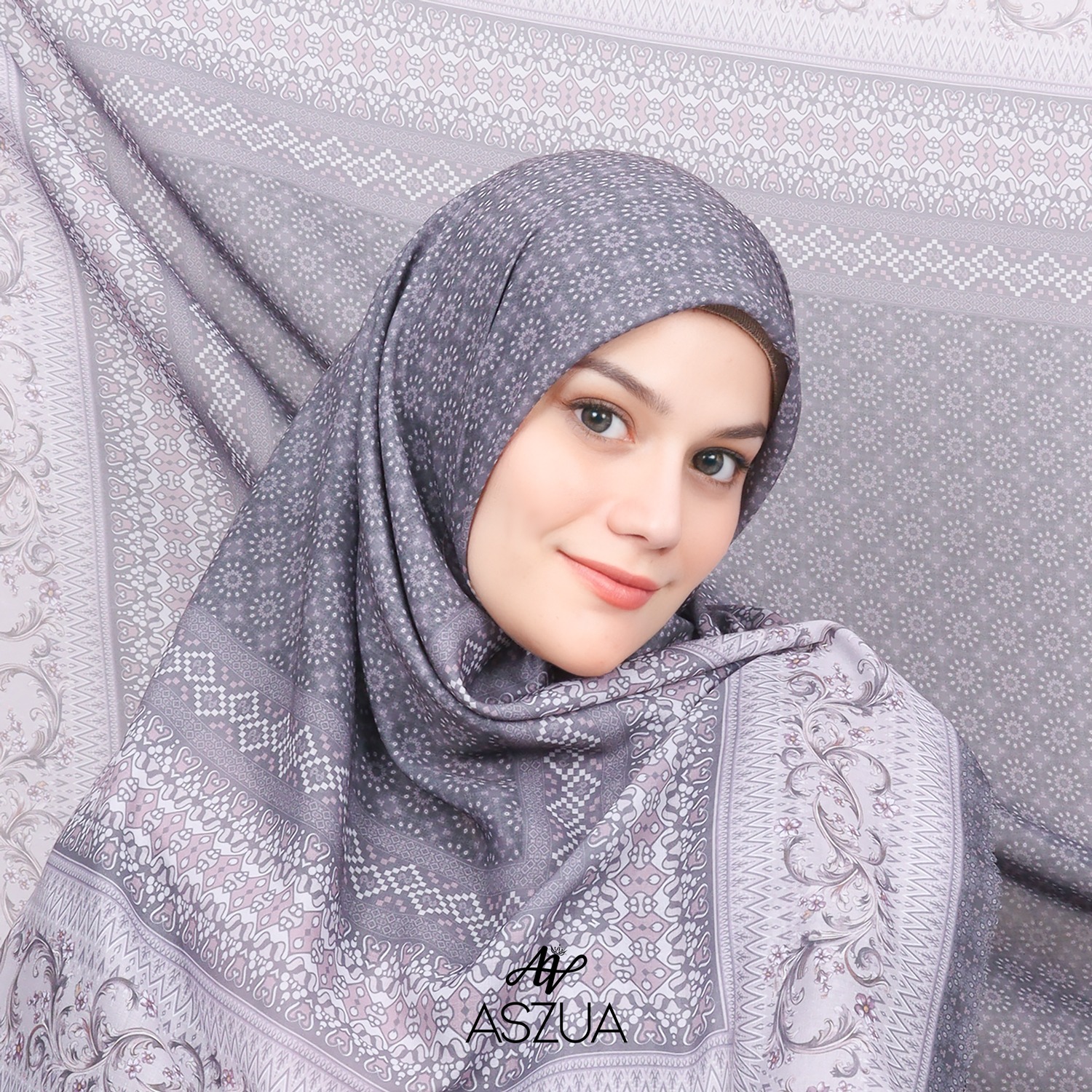 ASZUA by Alsyahra Exclusive - Scarf Aisyah Hijab Square Import Premium