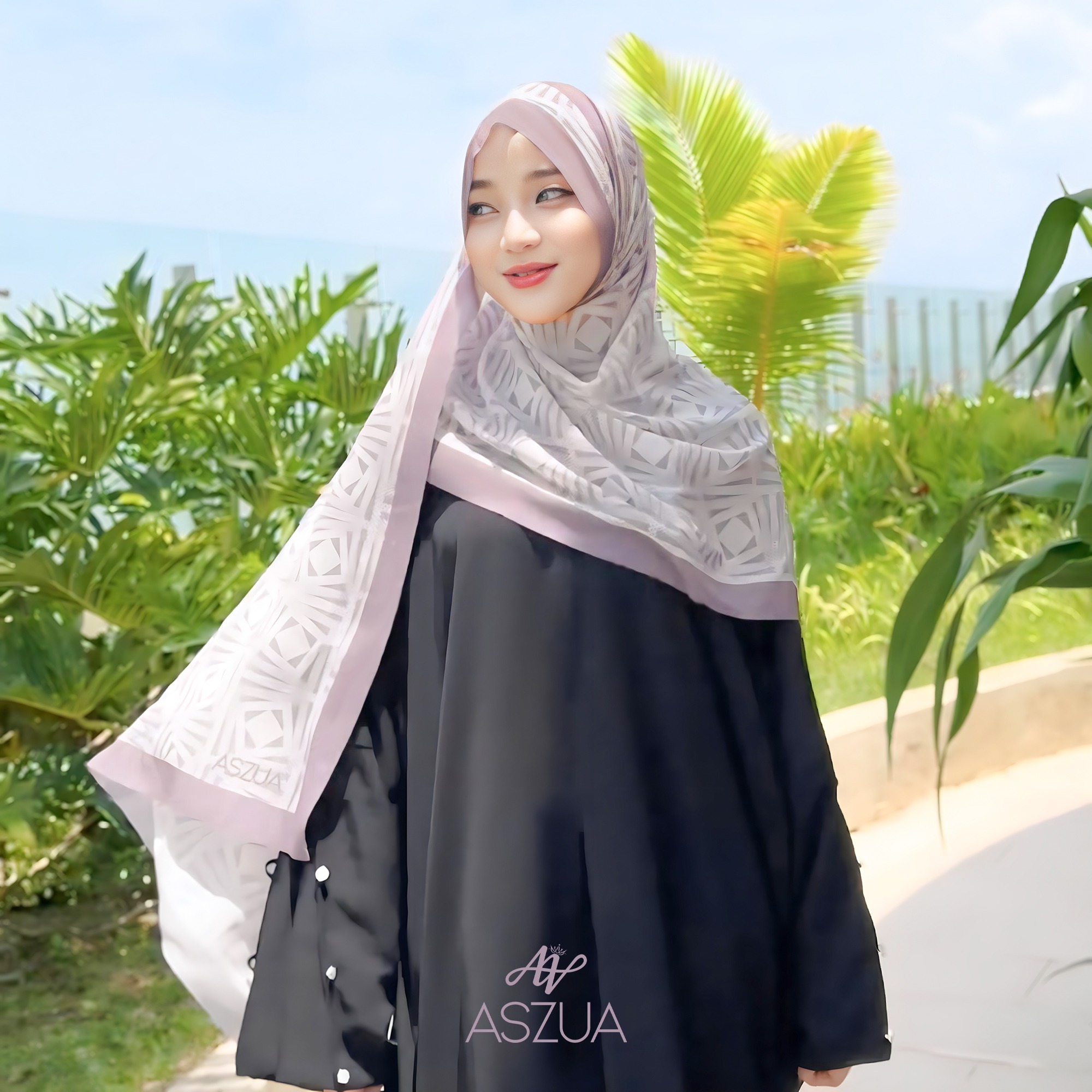 ASZUA by Alsyahra Exclusive - Pashmina Eidelina Cerruti Import Premium