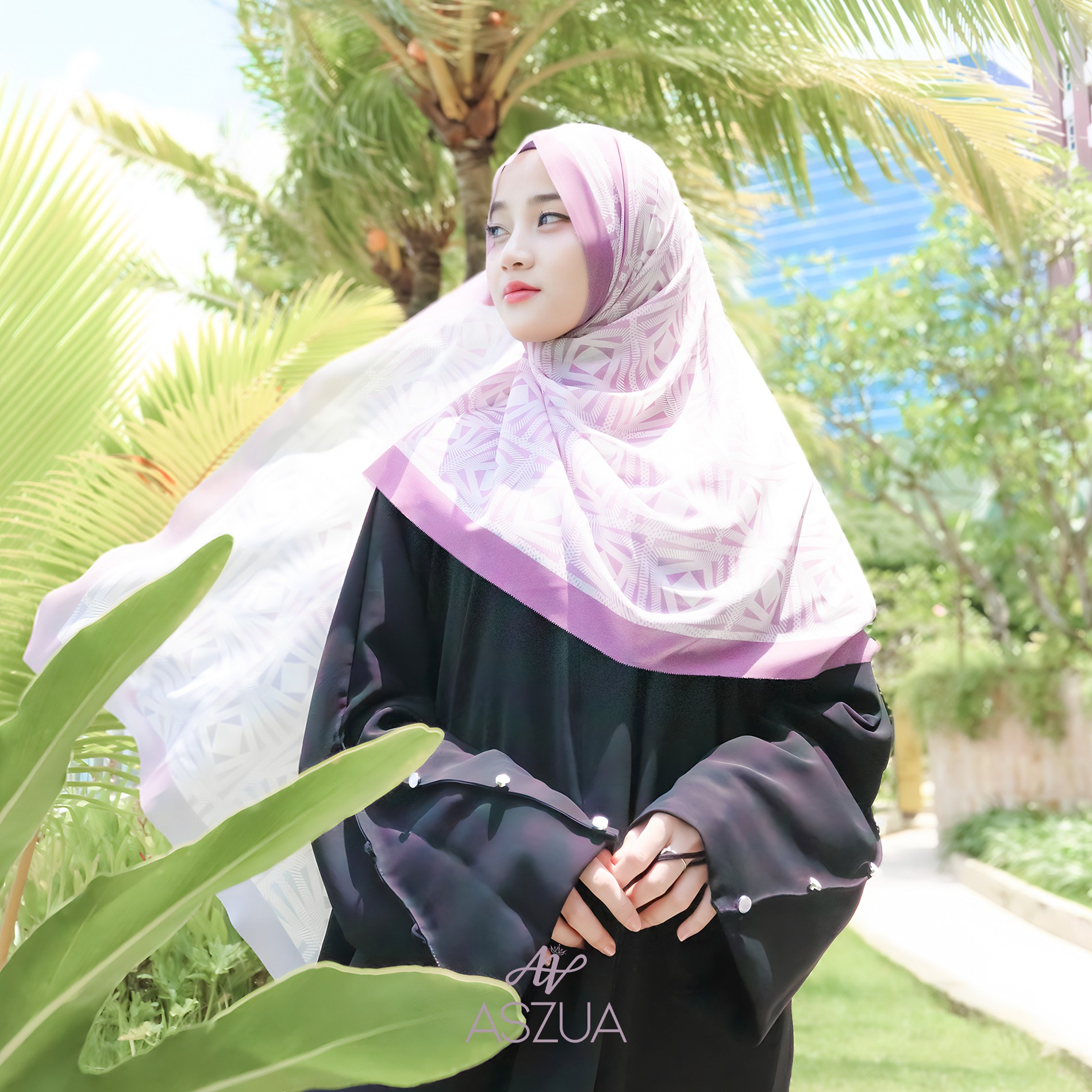ASZUA by Alsyahra Exclusive - Pashmina Eidelina Cerruti Import Premium