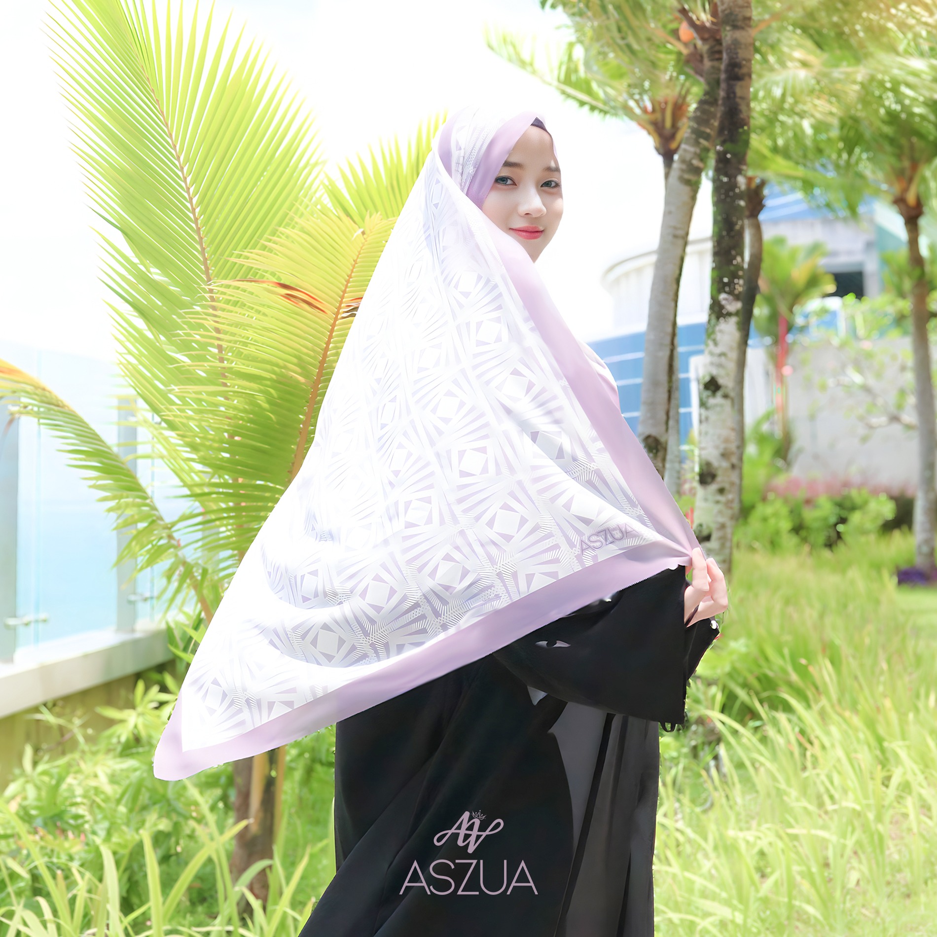 ASZUA by Alsyahra Exclusive - Pashmina Eidelina Cerruti Import Premium