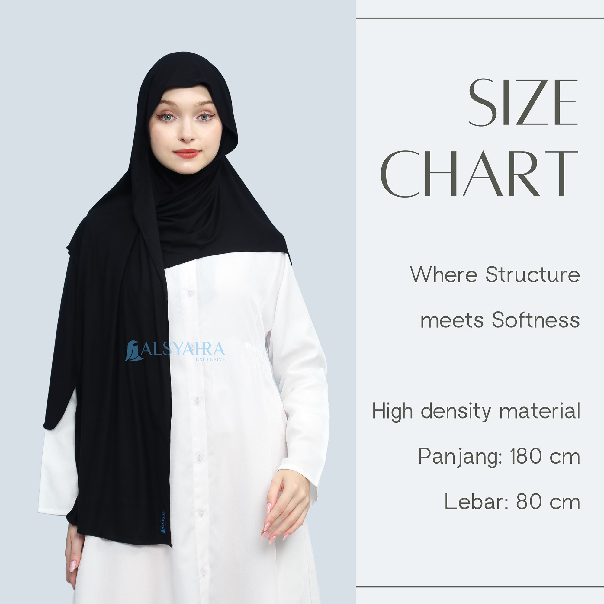 Alsyahra Exclusive - Pashmina Inner Shawl Hijab Instan Neck Cover