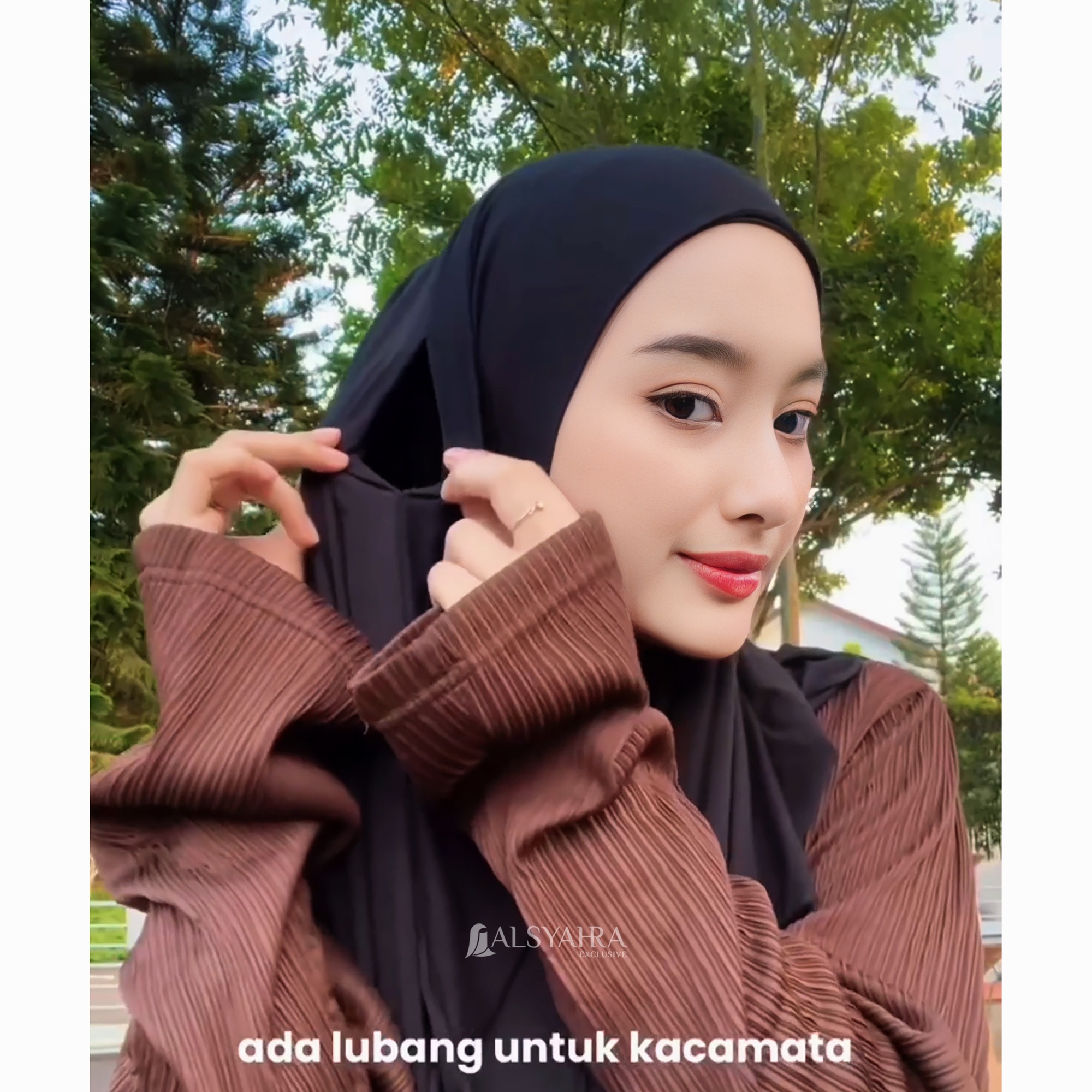 Alsyahra Exclusive - Pashmina Inner Shawl Hijab Instan Neck Cover