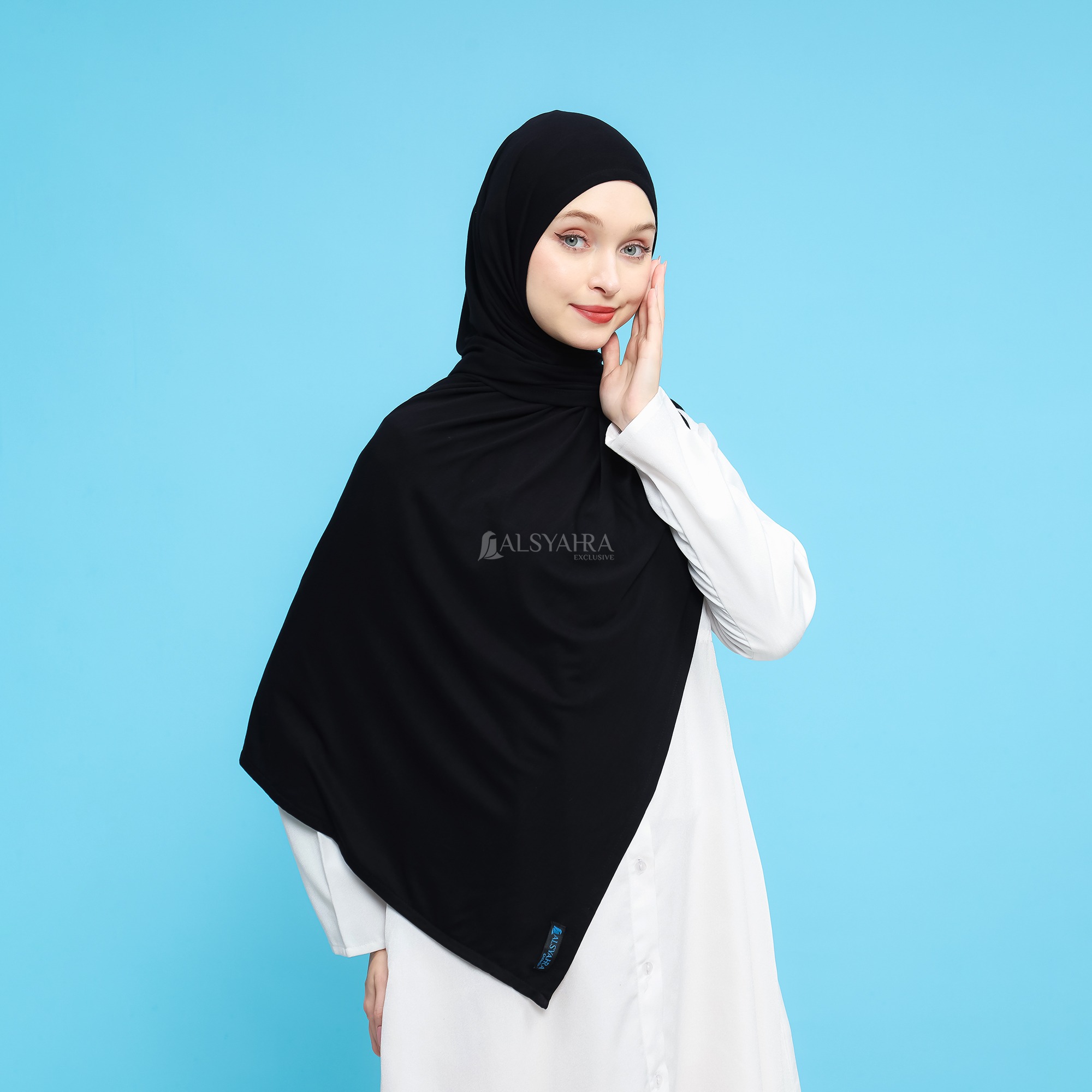 Alsyahra Exclusive - Pashmina Meleyot Syari SoftRay Premium Panjang