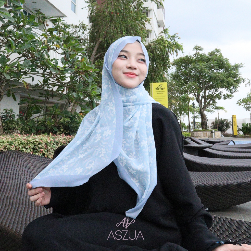 ASZUA by Alsyahra Exclusive - Pashmina Dalia Cerruti Import Premium