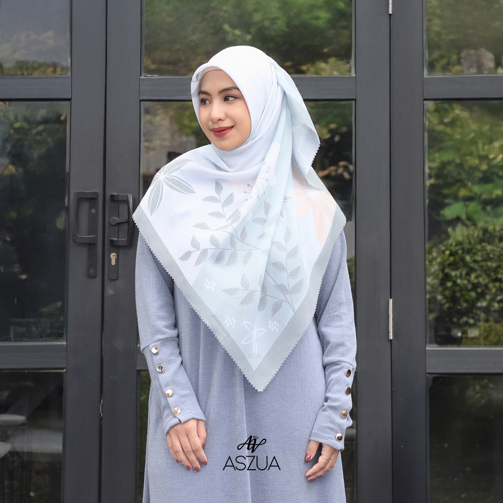 ASZUA by Alsyahra Exclusive - Scarf Hindun Hijab Square Import Premium