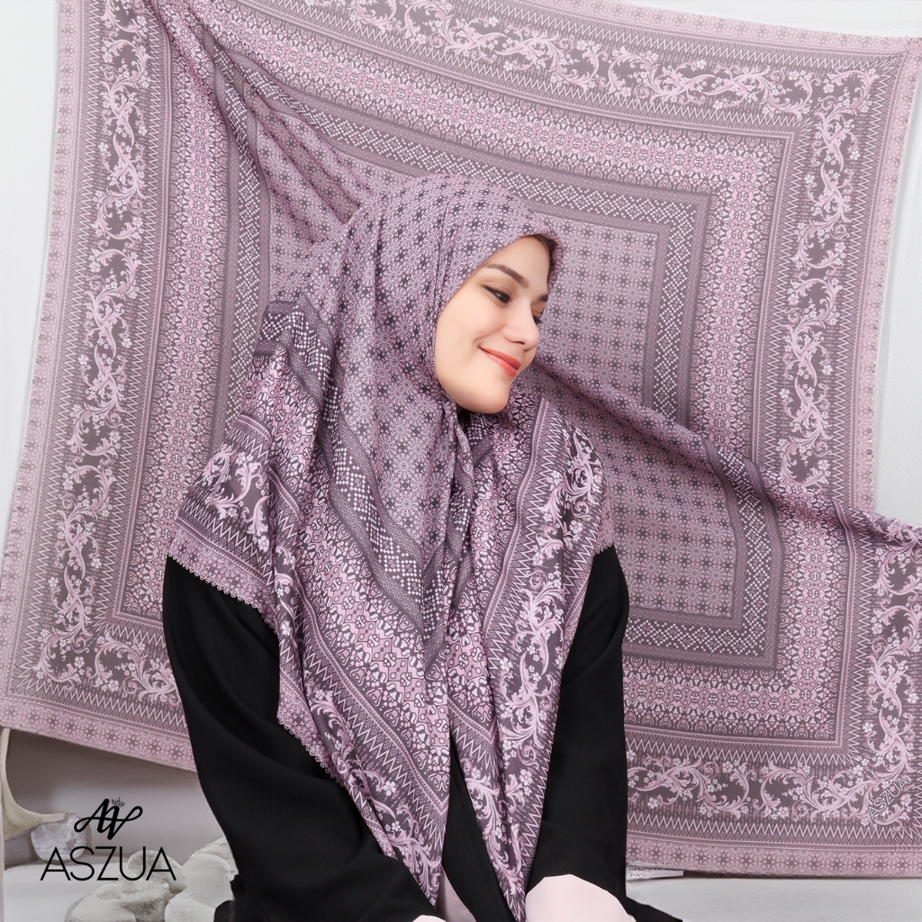 ASZUA by Alsyahra Exclusive - Scarf Malika Hijab Square Import Premium