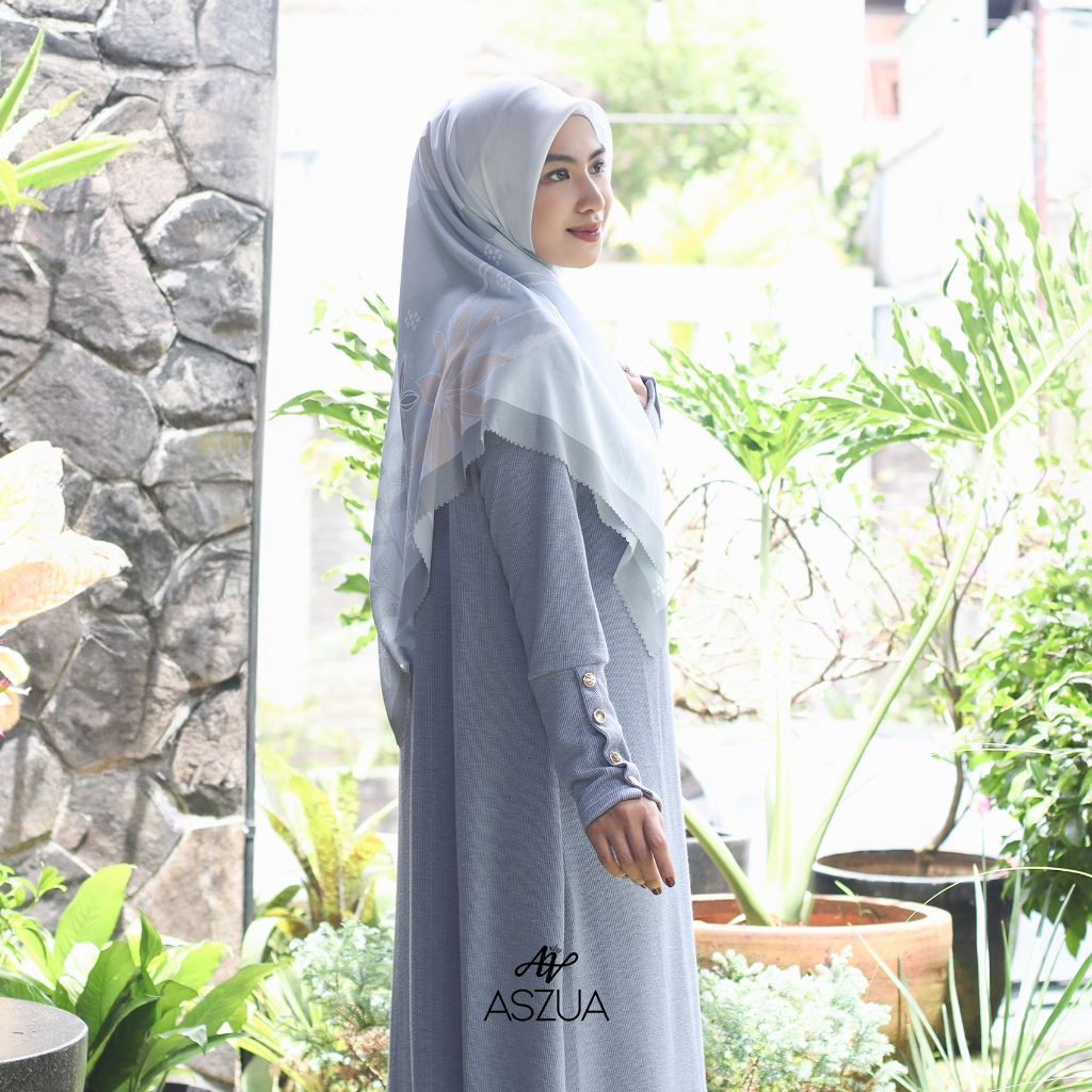 ASZUA by Alsyahra Exclusive - Scarf Hindun Hijab Square Import Premium