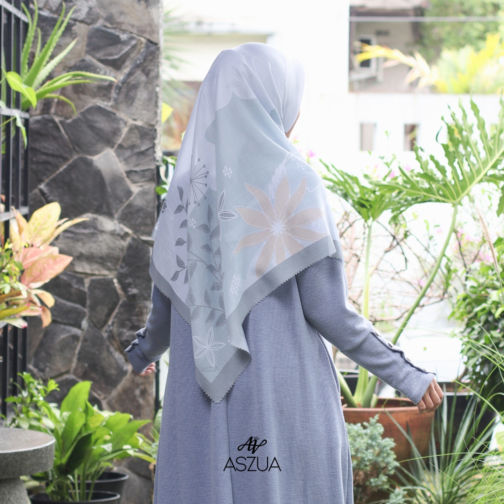 ASZUA by Alsyahra Exclusive - Scarf Hindun Hijab Square Import Premium