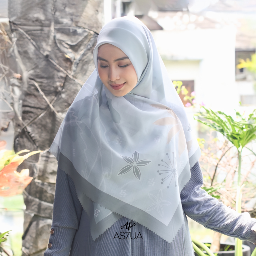 ASZUA by Alsyahra Exclusive - Scarf Hindun Hijab Square Import Premium