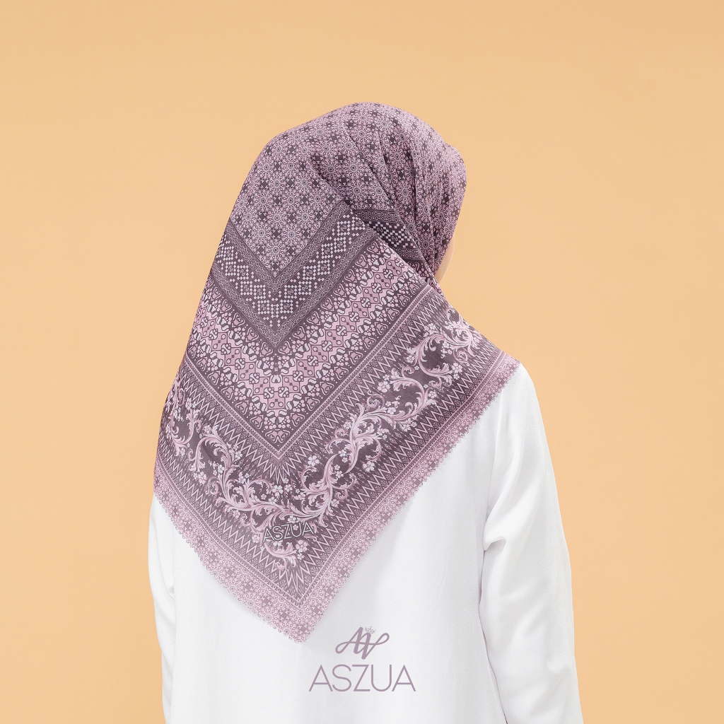 ASZUA by Alsyahra Exclusive - Scarf Malika Hijab Square Import Premium