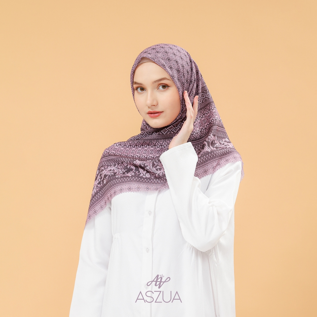 ASZUA by Alsyahra Exclusive - Scarf Malika Hijab Square Import Premium