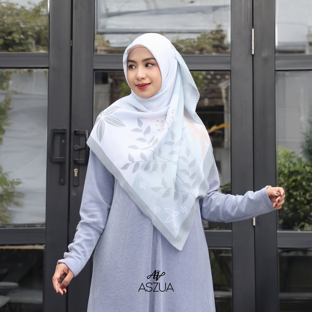 ASZUA by Alsyahra Exclusive - Scarf Hindun Hijab Square Import Premium