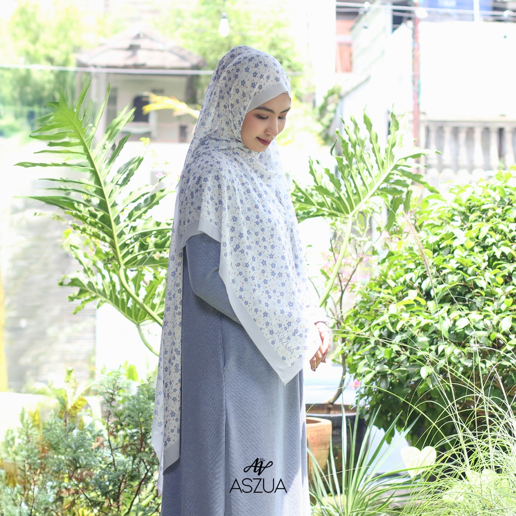 ASZUA by Alsyahra Exclusive - Pashmina Shawalia Cerruti Import Premium