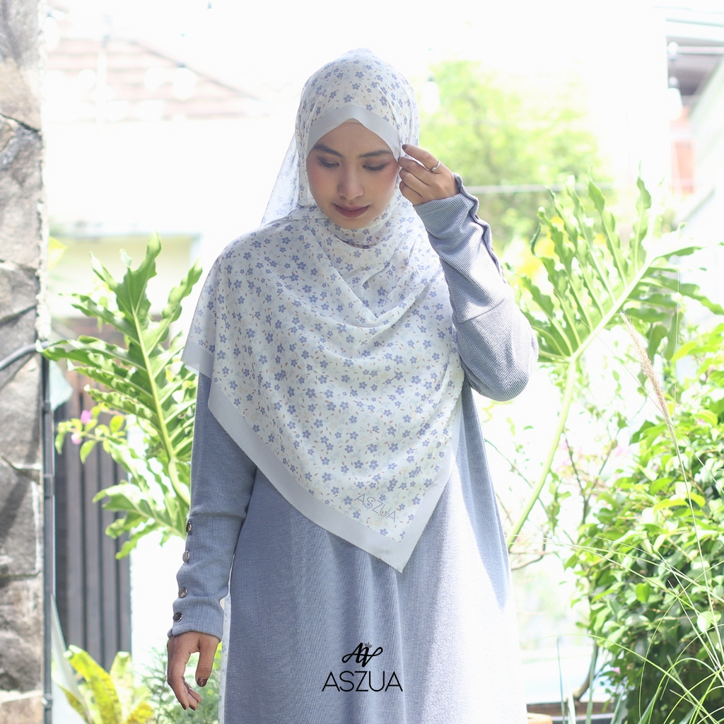 ASZUA by Alsyahra Exclusive - Pashmina Shawalia Cerruti Import Premium