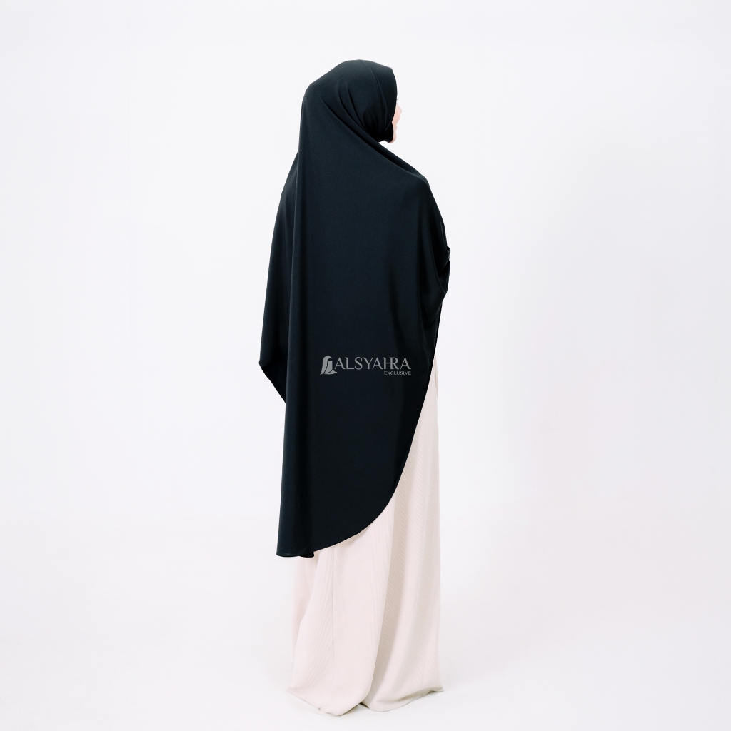 Alsyahra Exclusive - Khimar Bergo Syari Chin Cover Azzahira Nutup Dagu Premium Size XL