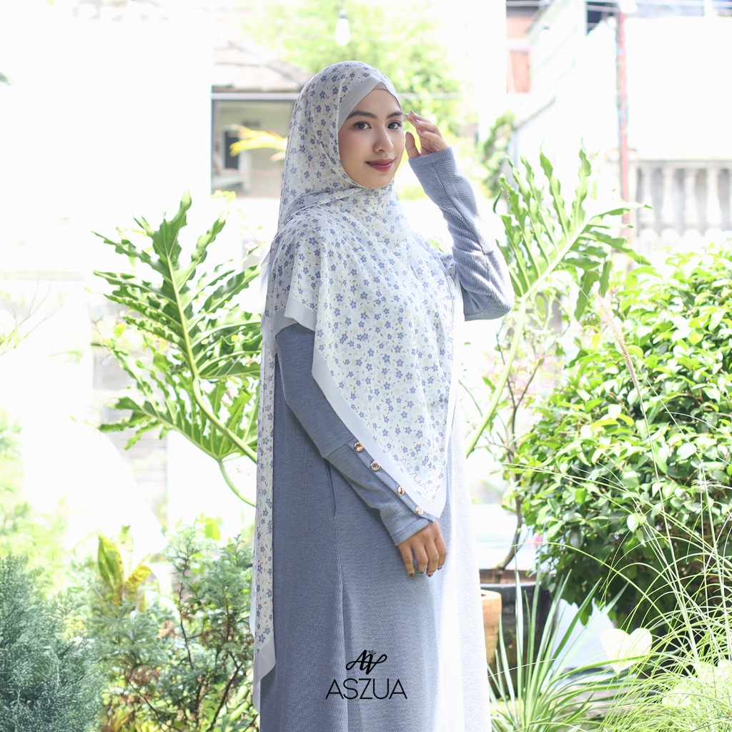 ASZUA by Alsyahra Exclusive - Pashmina Shawalia Cerruti Import Premium