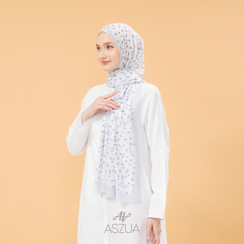 ASZUA by Alsyahra Exclusive - Pashmina Shawalia Cerruti Import Premium