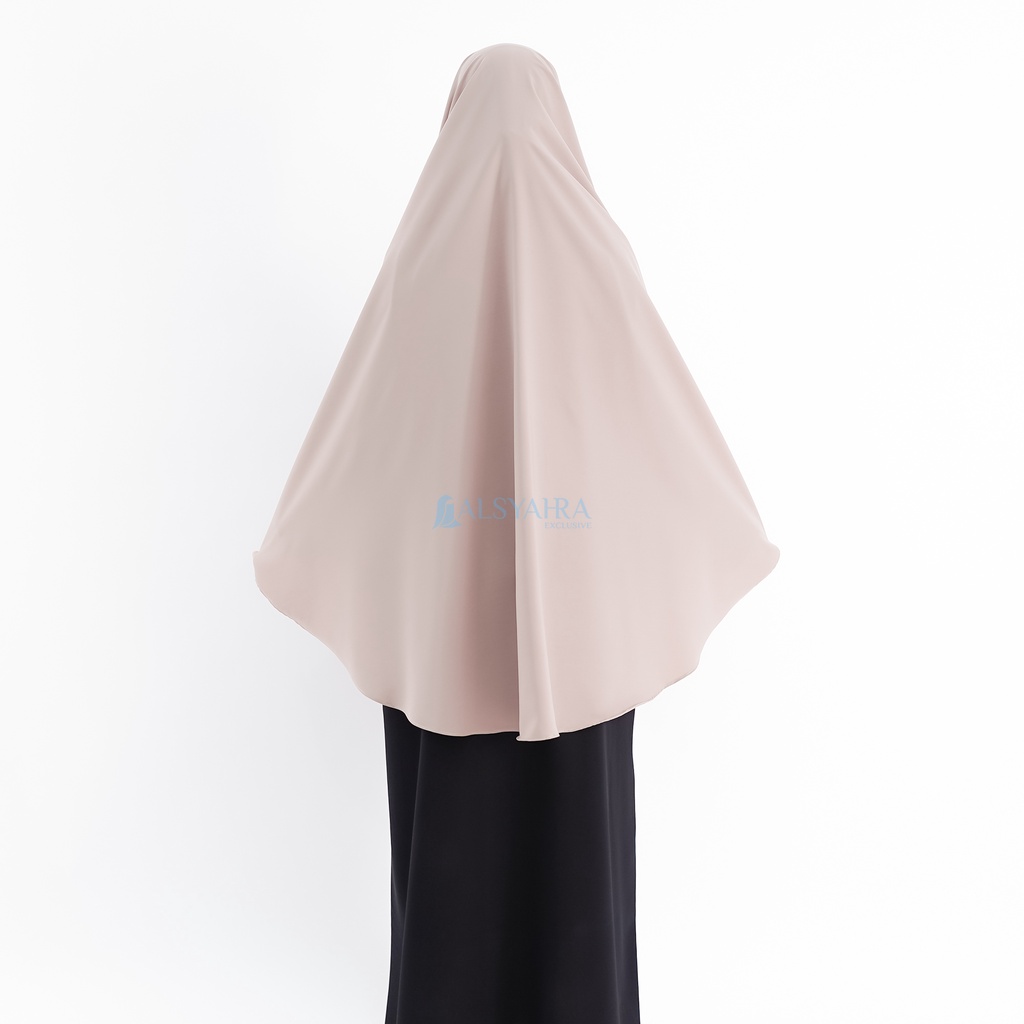 Alsyahra Exclusive - Set Khimar Syari NON Pad Niqab Bandana WF Premium