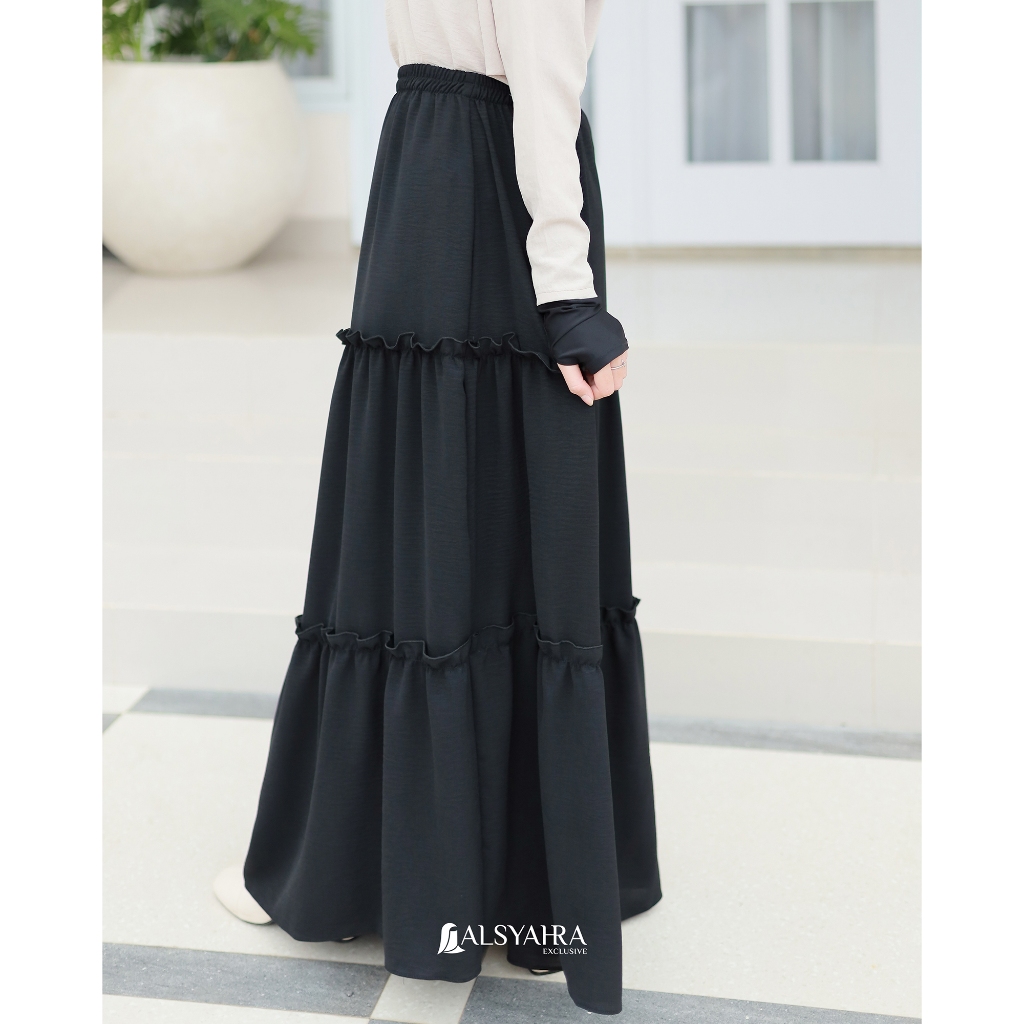 Alsyahra Exclusive - Rok Daily Jamila Celana Muslimah Crinkle Airflow Premium