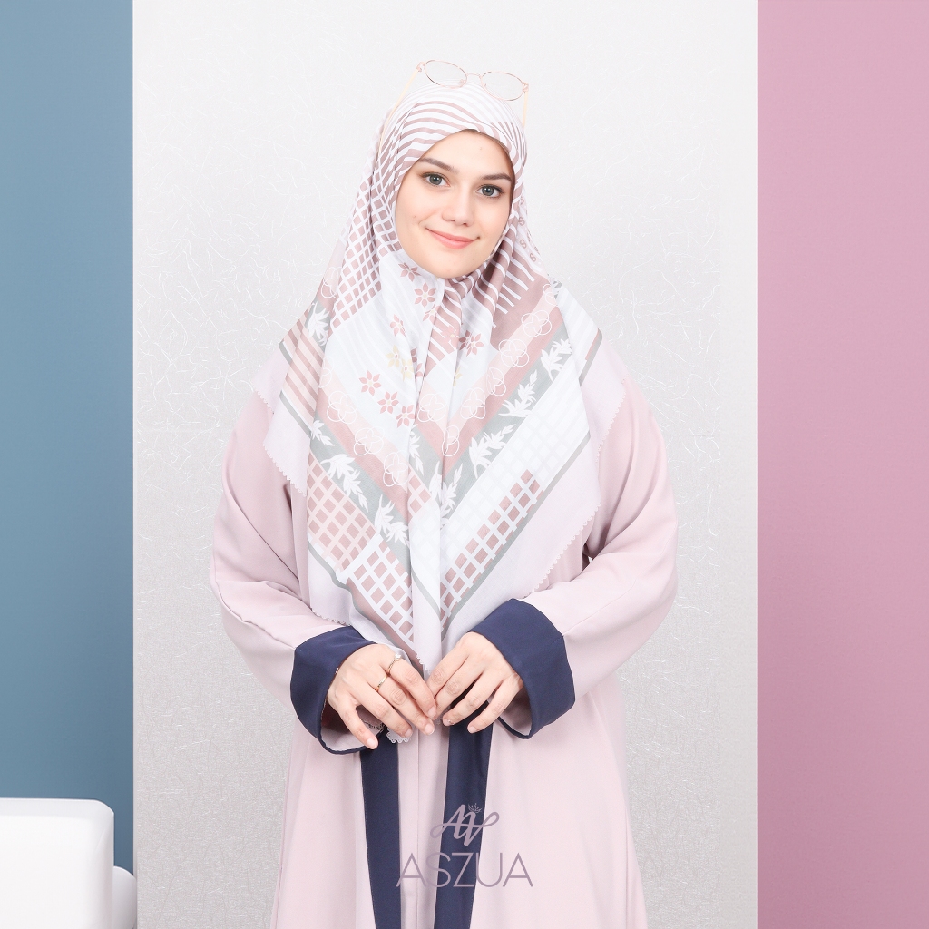 ASZUA by Alsyahra Exclusive Scarf Zahira Hijab Square Import Premium