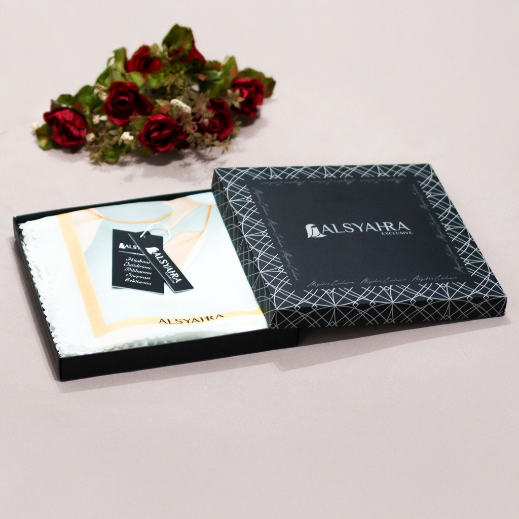 Alsyahra Exclusive Jilbab Sakura Luxe Hijab Voile Kerudung Segi Empat Premium