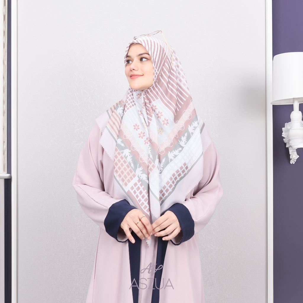 ASZUA by Alsyahra Exclusive Scarf Zahira Hijab Square Import Premium