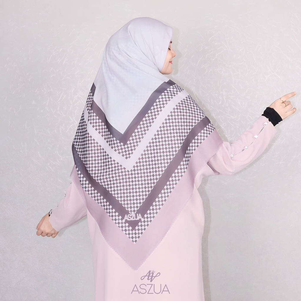 ASZUA by Alsyahra Exclusive - Scarf Hijaz Hijab Square Import Premium