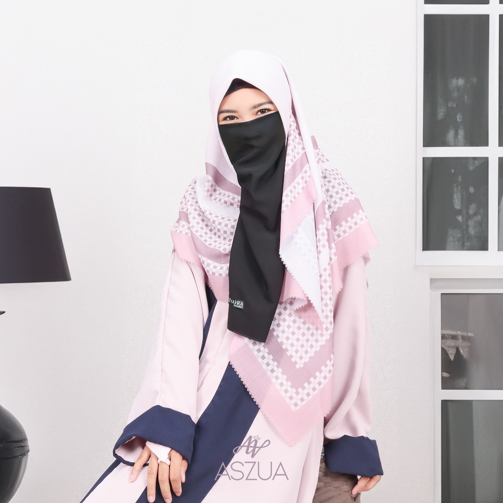ASZUA by Alsyahra Exclusive - Scarf Hijaz Hijab Square Import Premium