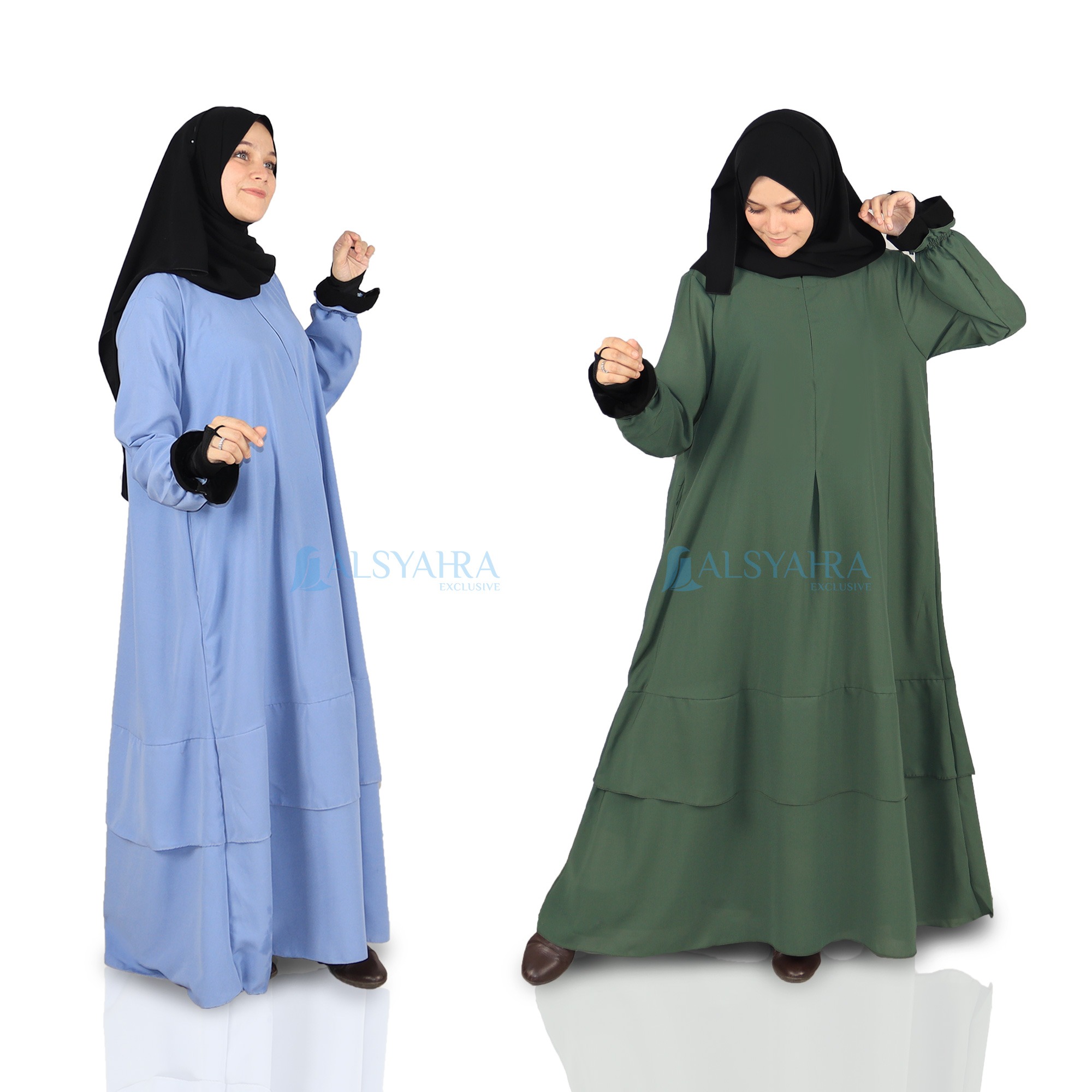 Alsyahra Exclusive - Abaya Gamis Syari Salamah WF Premium