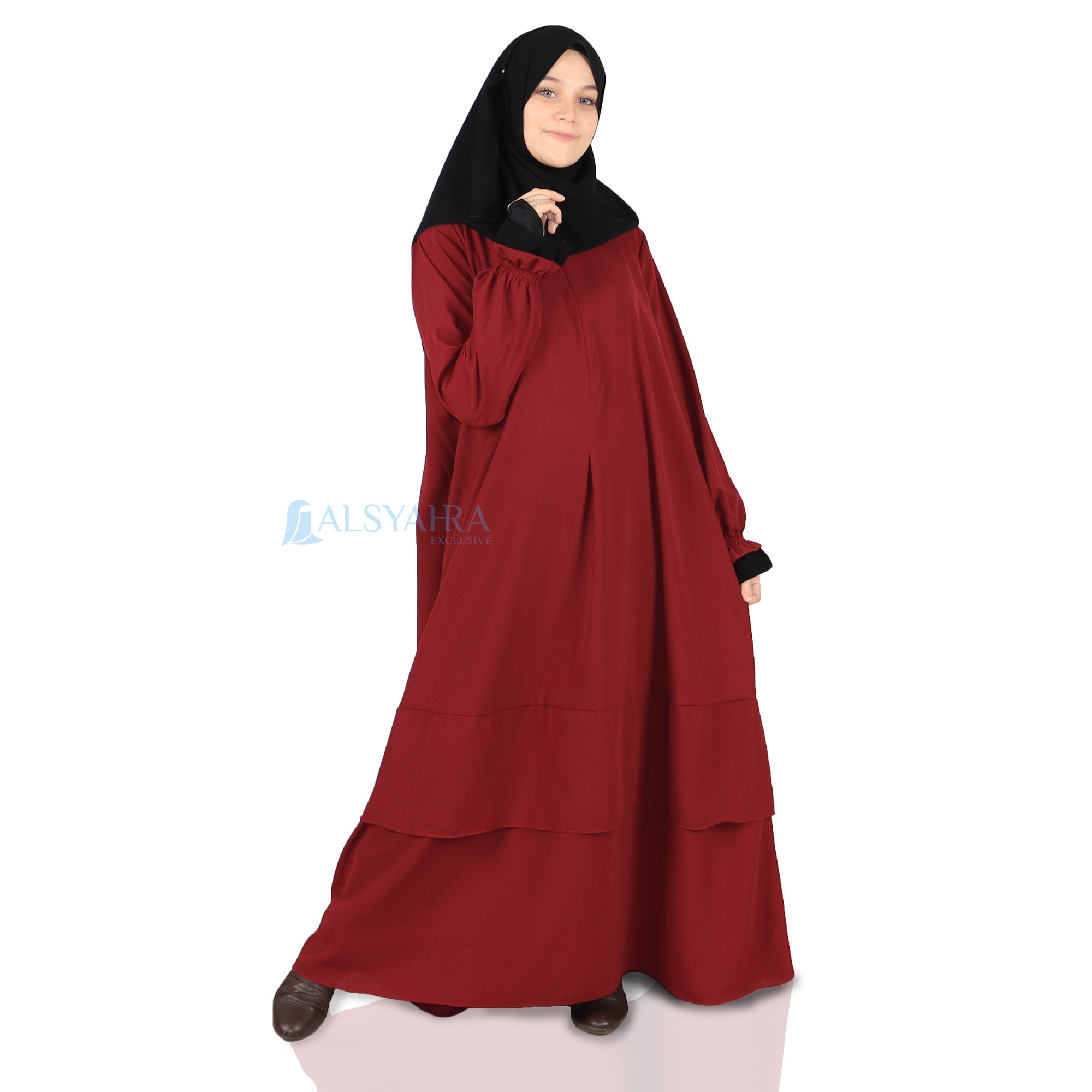 Alsyahra Exclusive - Abaya Gamis Syari Salamah WF Premium