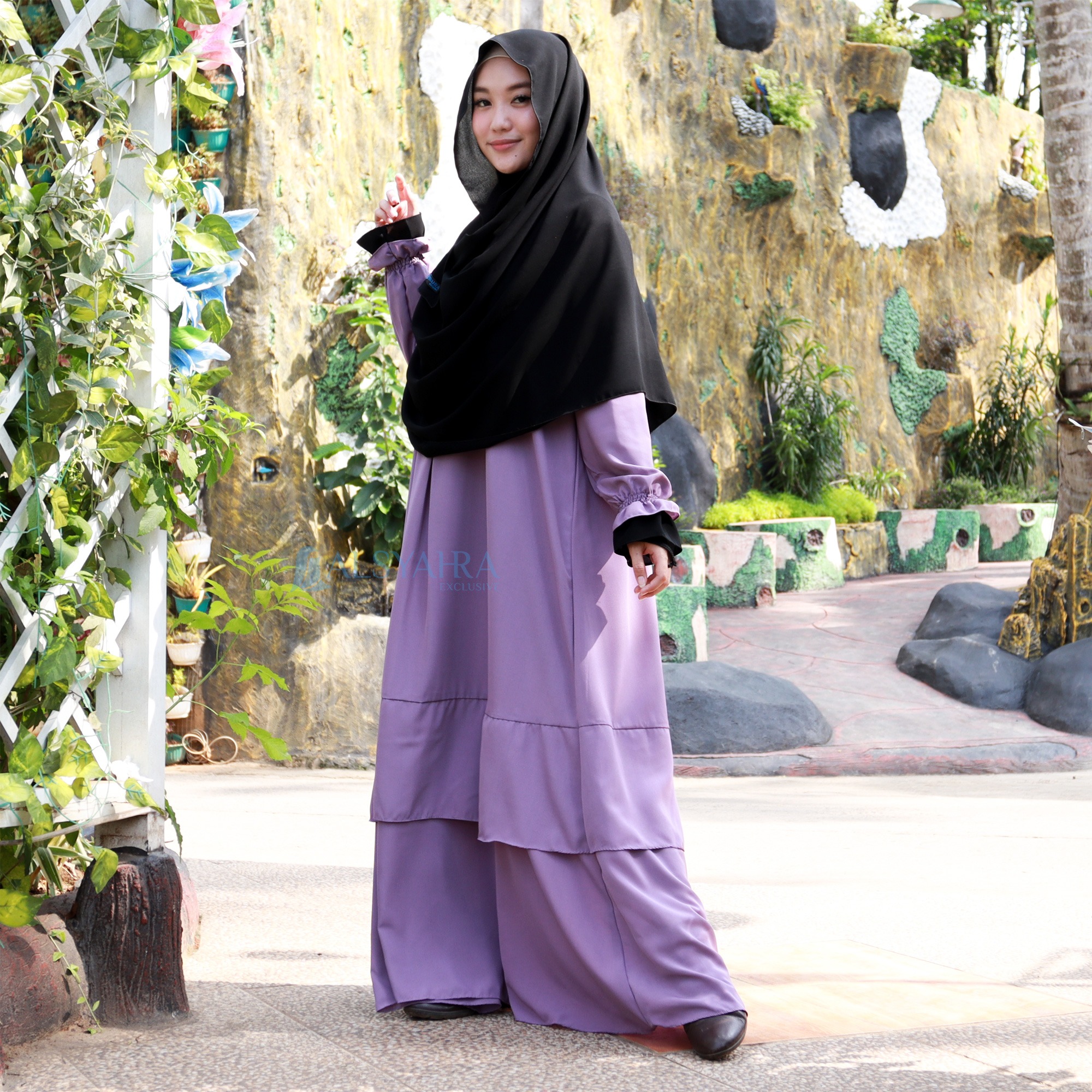 Alsyahra Exclusive - Abaya Gamis Syari Salamah WF Premium