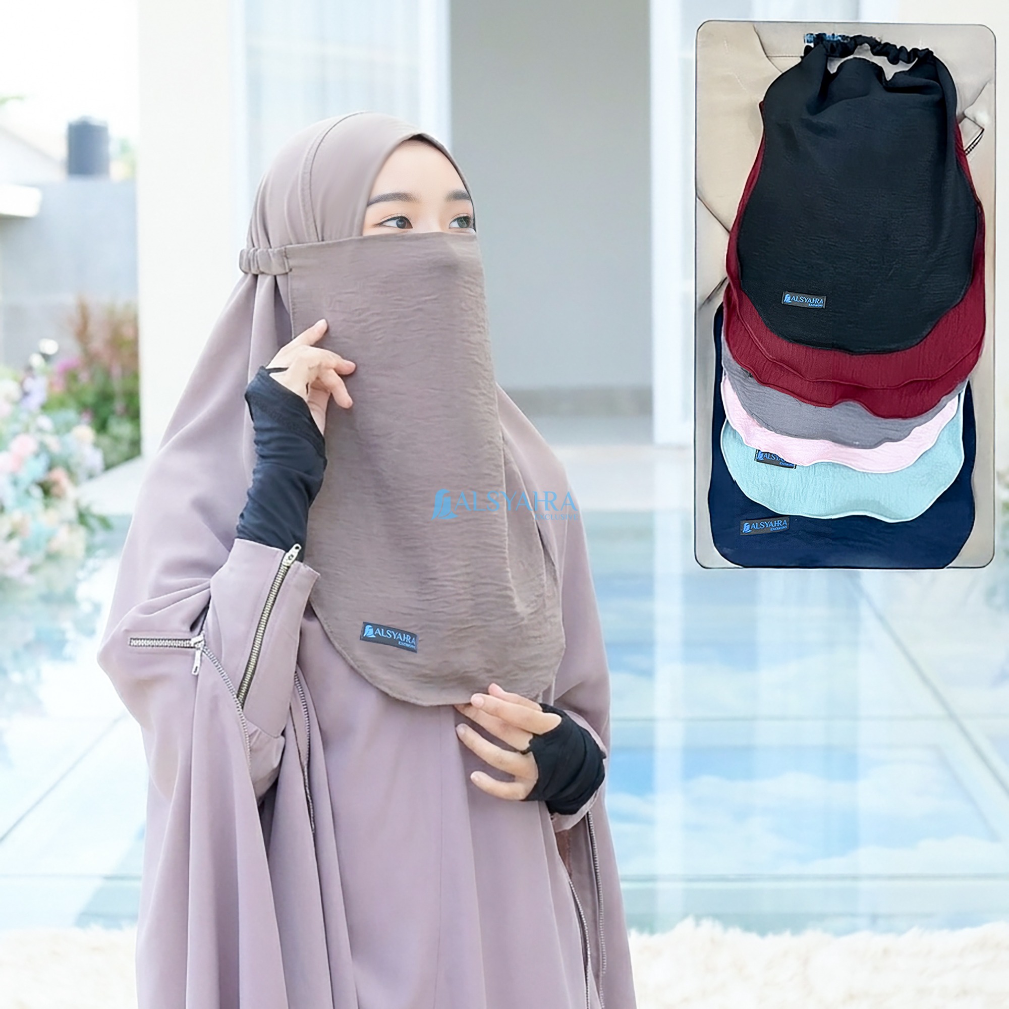 Alsyahra Exclusive - Cadar Karet Wrinkle Kerut Crinkle Airflow Premium