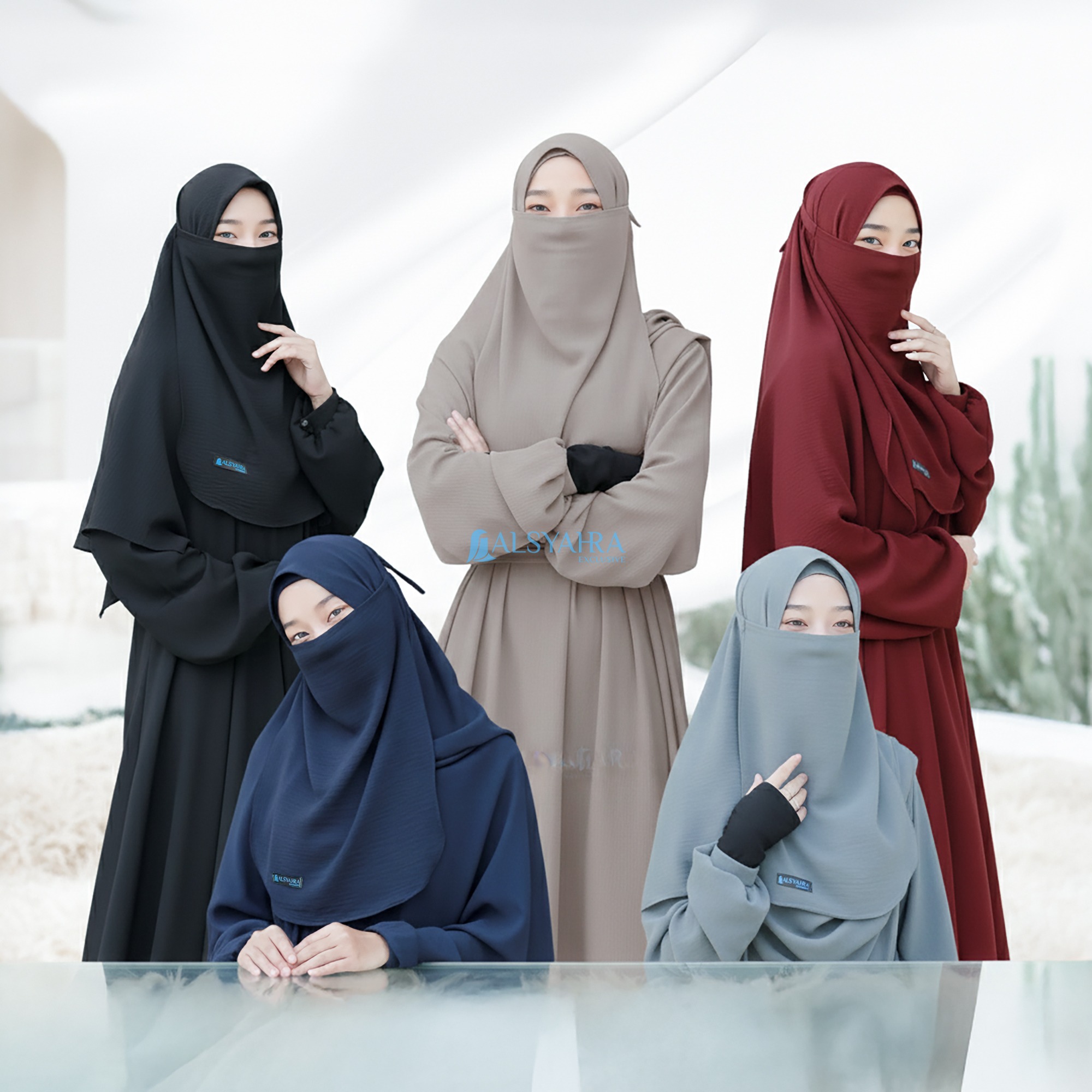 Alsyahra Exclusive - Cadar Tali Crinkle Airflow Premium