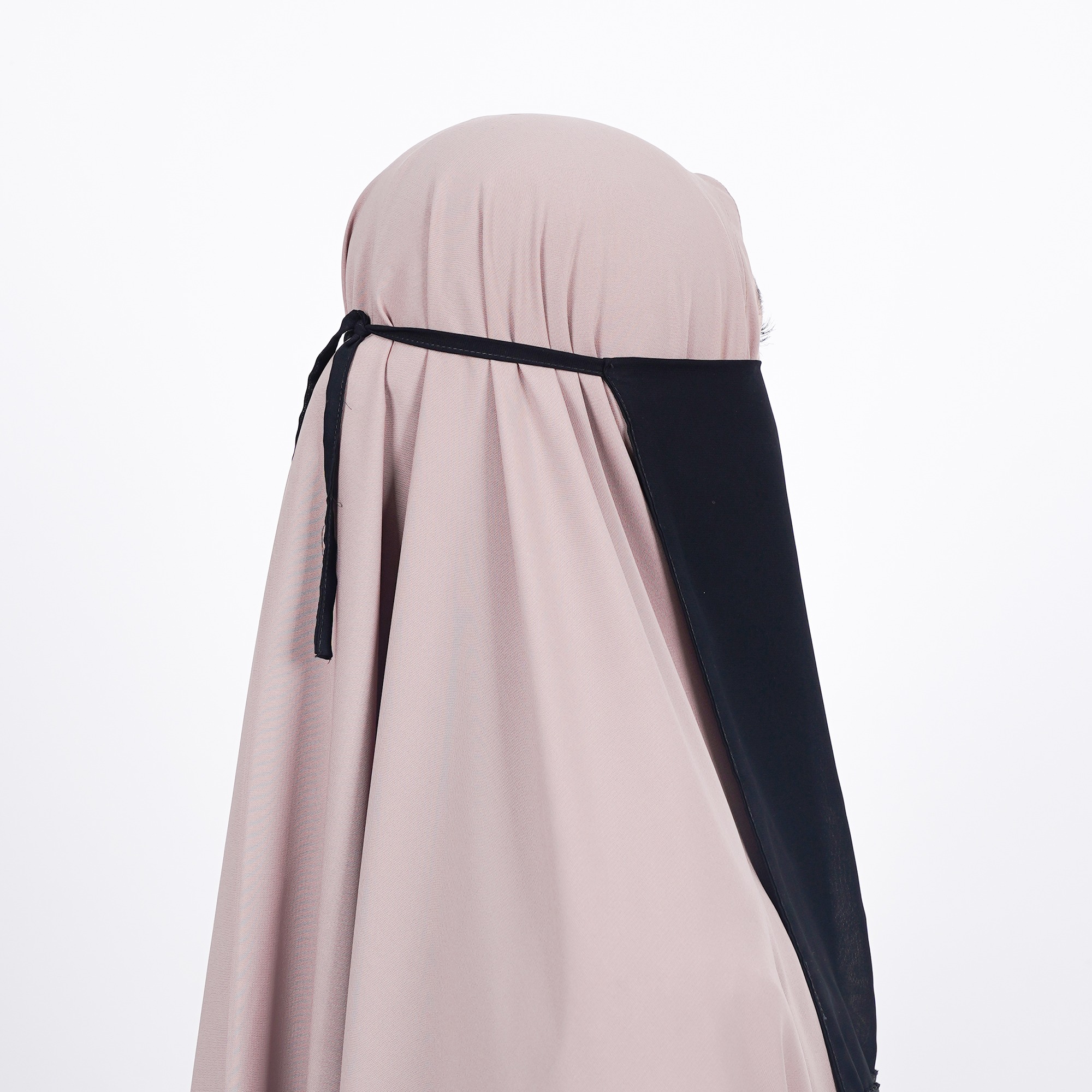 Alsyahra Exclusive - Cadar Tali Silsila Sifon Silk Jetblack Arab