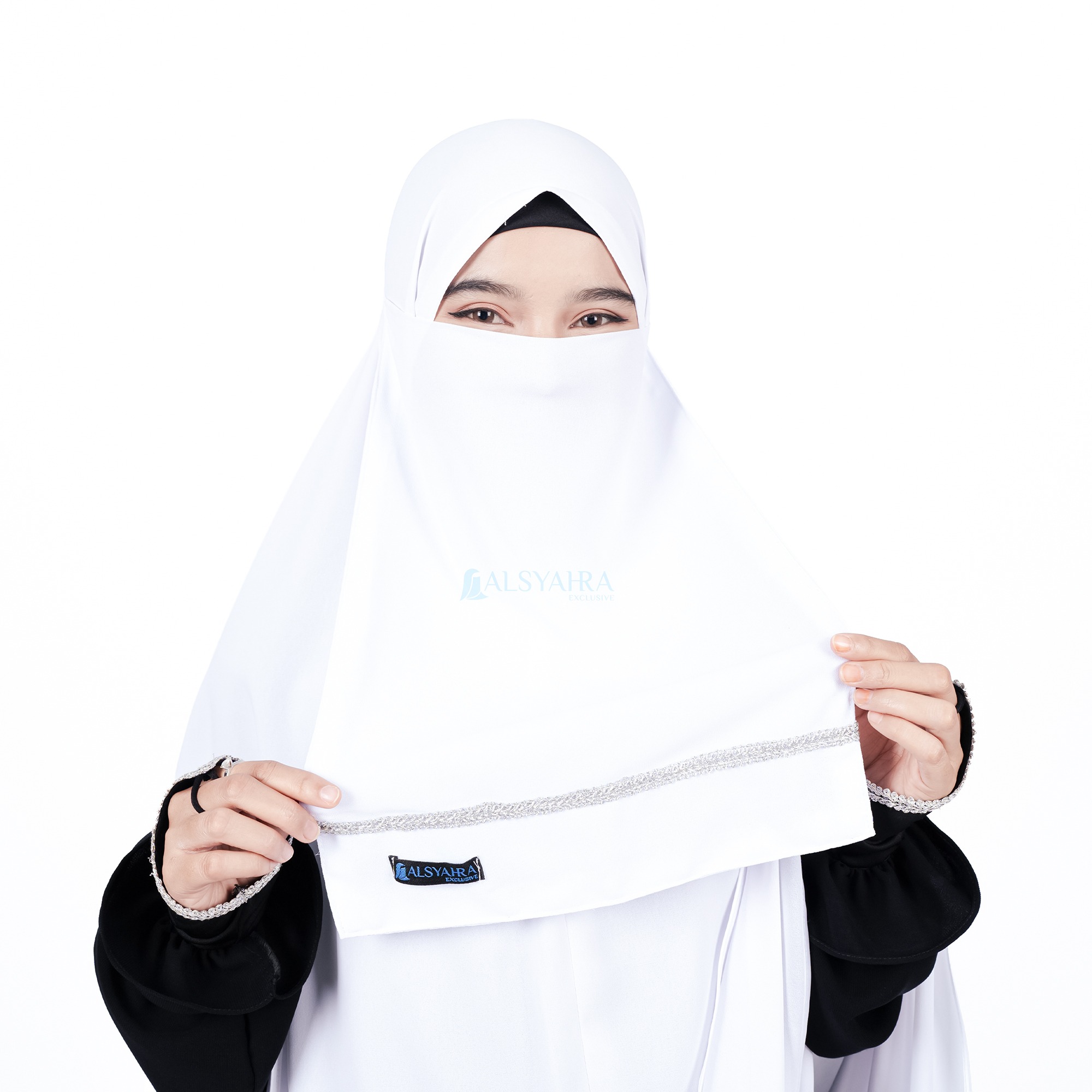Alsyahra Exclusive - Cadar Tali Walimah Umroh Zahrah Sifon Cerruti Premium