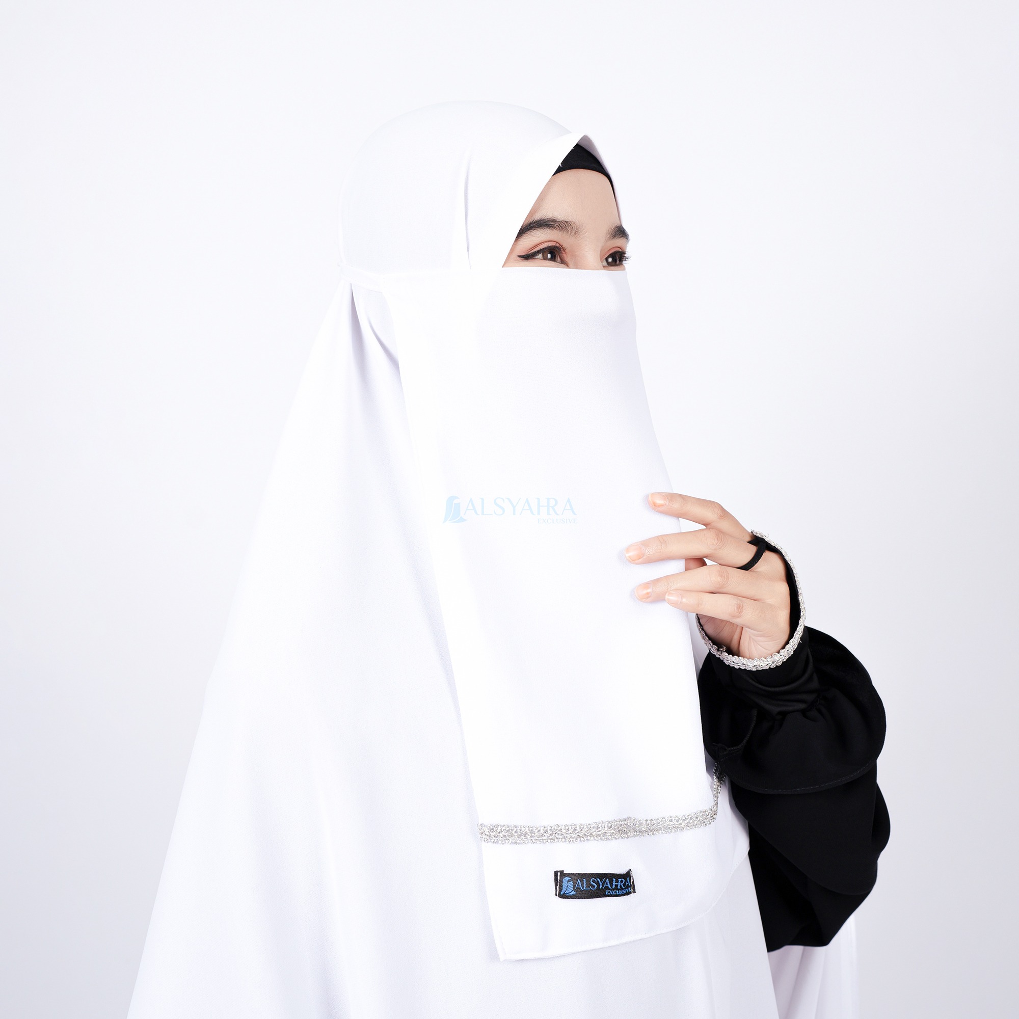 Alsyahra Exclusive - Cadar Tali Walimah Umroh Zahrah Sifon Cerruti Premium