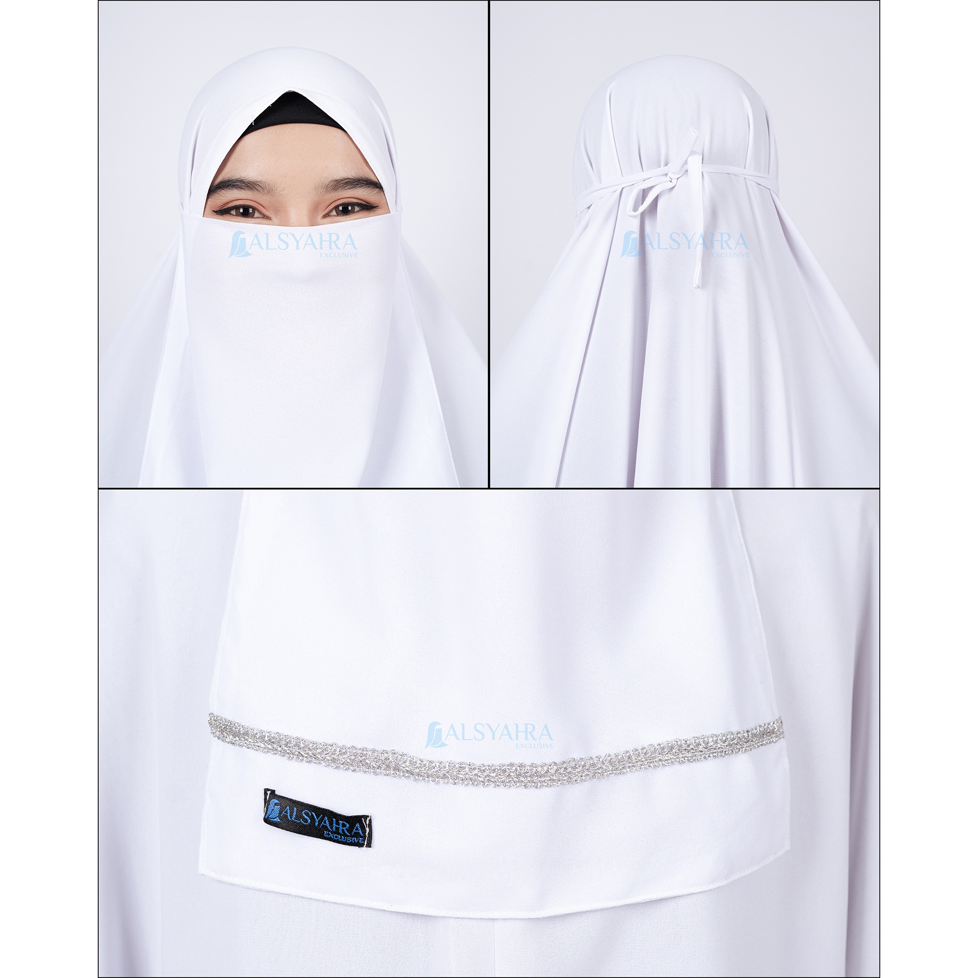 Alsyahra Exclusive - Cadar Tali Walimah Umroh Zahrah Sifon Cerruti Premium