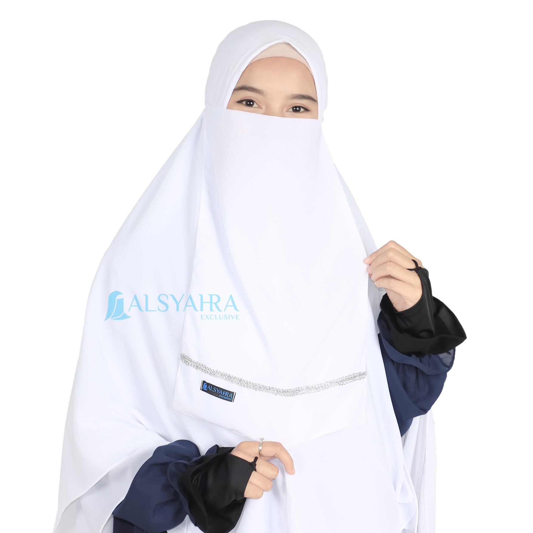 Alsyahra Exclusive - Cadar Tali Walimah Umroh Zahrah Sifon Cerruti Premium