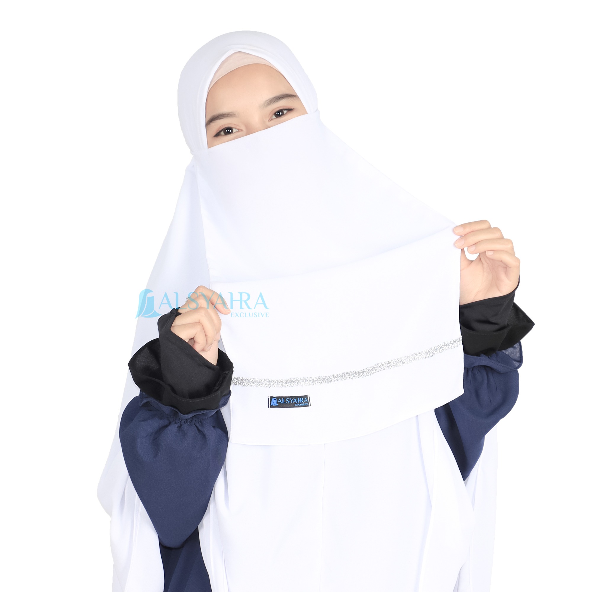 Alsyahra Exclusive - Cadar Tali Walimah Umroh Zahrah Sifon Cerruti Premium