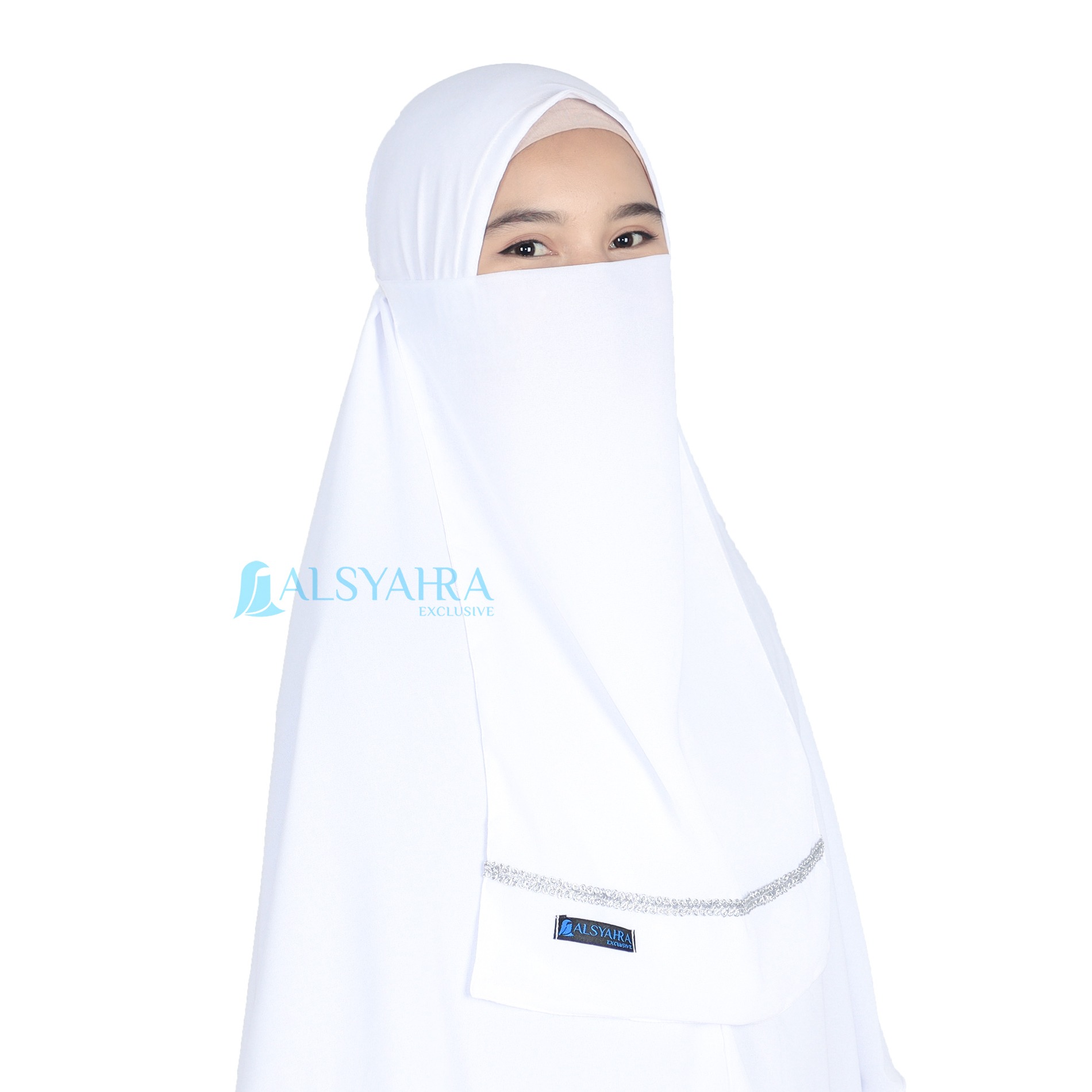 Alsyahra Exclusive - Cadar Tali Walimah Umroh Zahrah Sifon Cerruti Premium