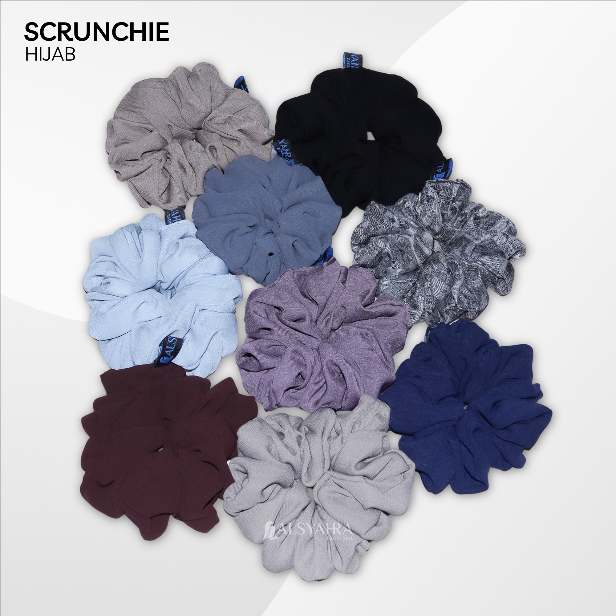 Ikat Rambut Wanita Cantik Scrunchies Premium Alsyahra Exclusive