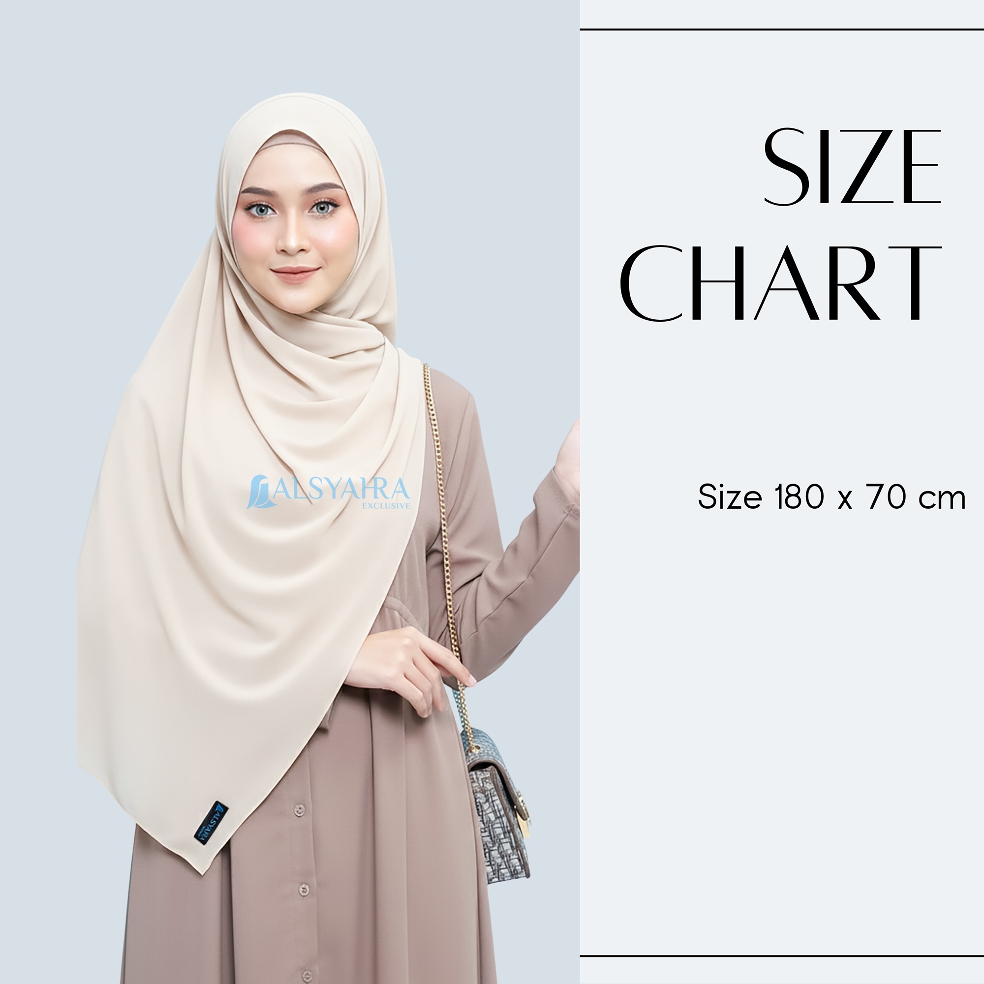 Alsyahra Exclusive - Pashmina Meleyot Syari SoftRay Premium Panjang