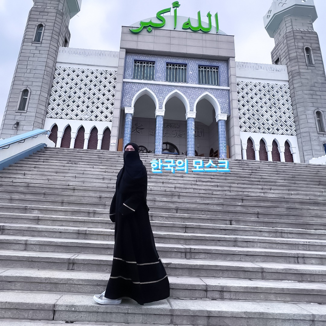 Alsyahra Exclusive - Abaya Gamis Syari Mecca Kiswah Soft Jetblack