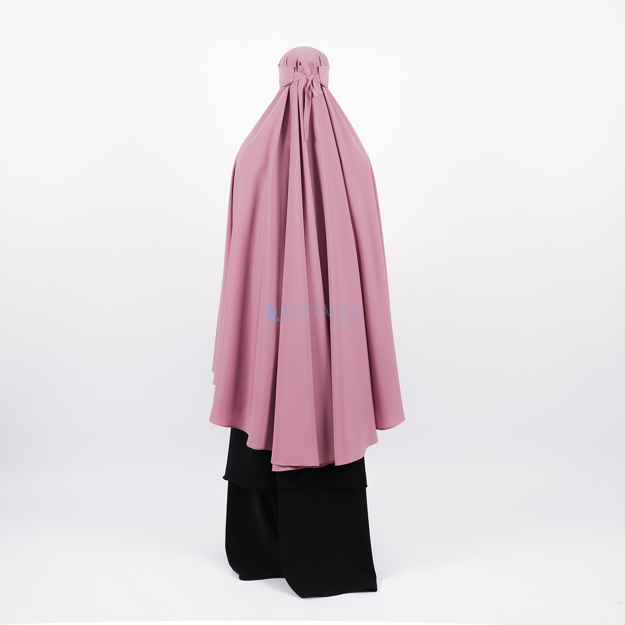 Alsyahra Exclusive - Set Khimar Syari NON Pad Niqab Bandana WF Premium