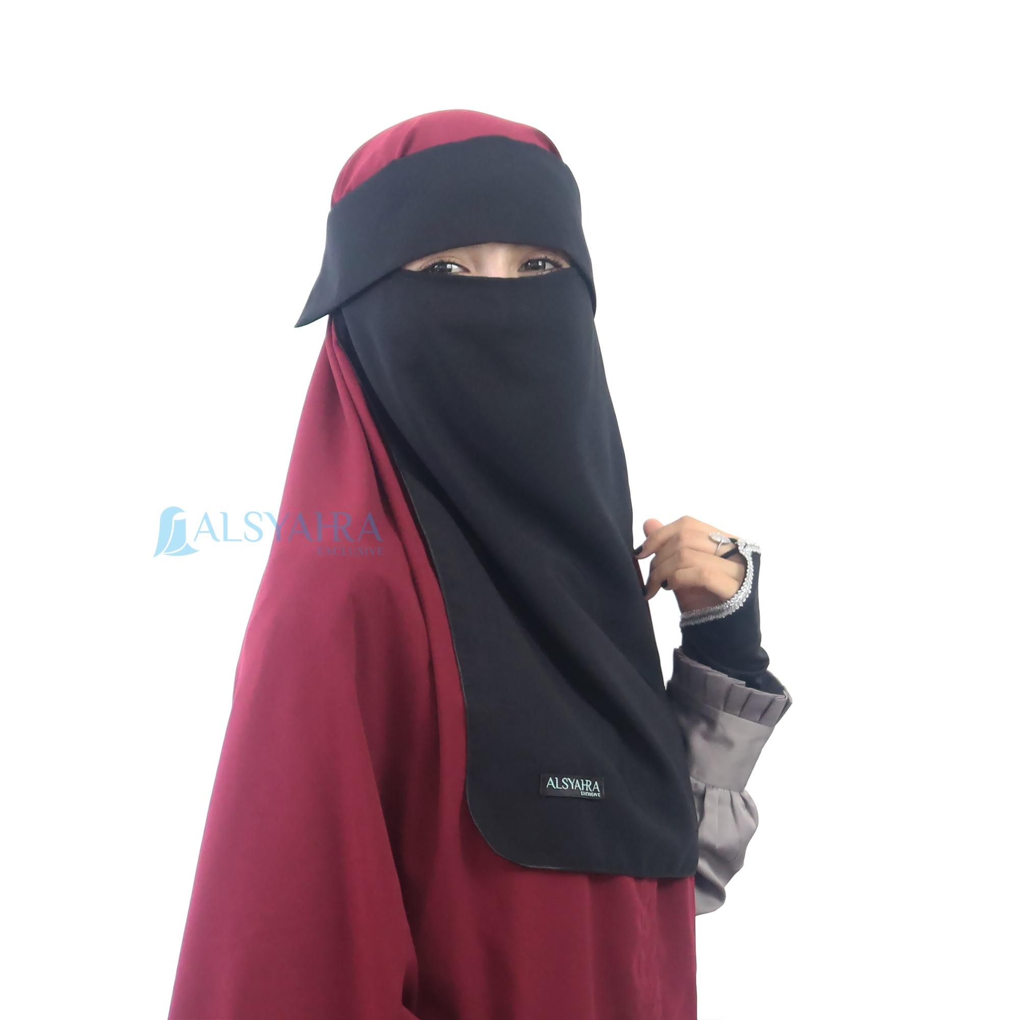 Alsyahra Exclusive - Niqab Poni Basic WF Premium