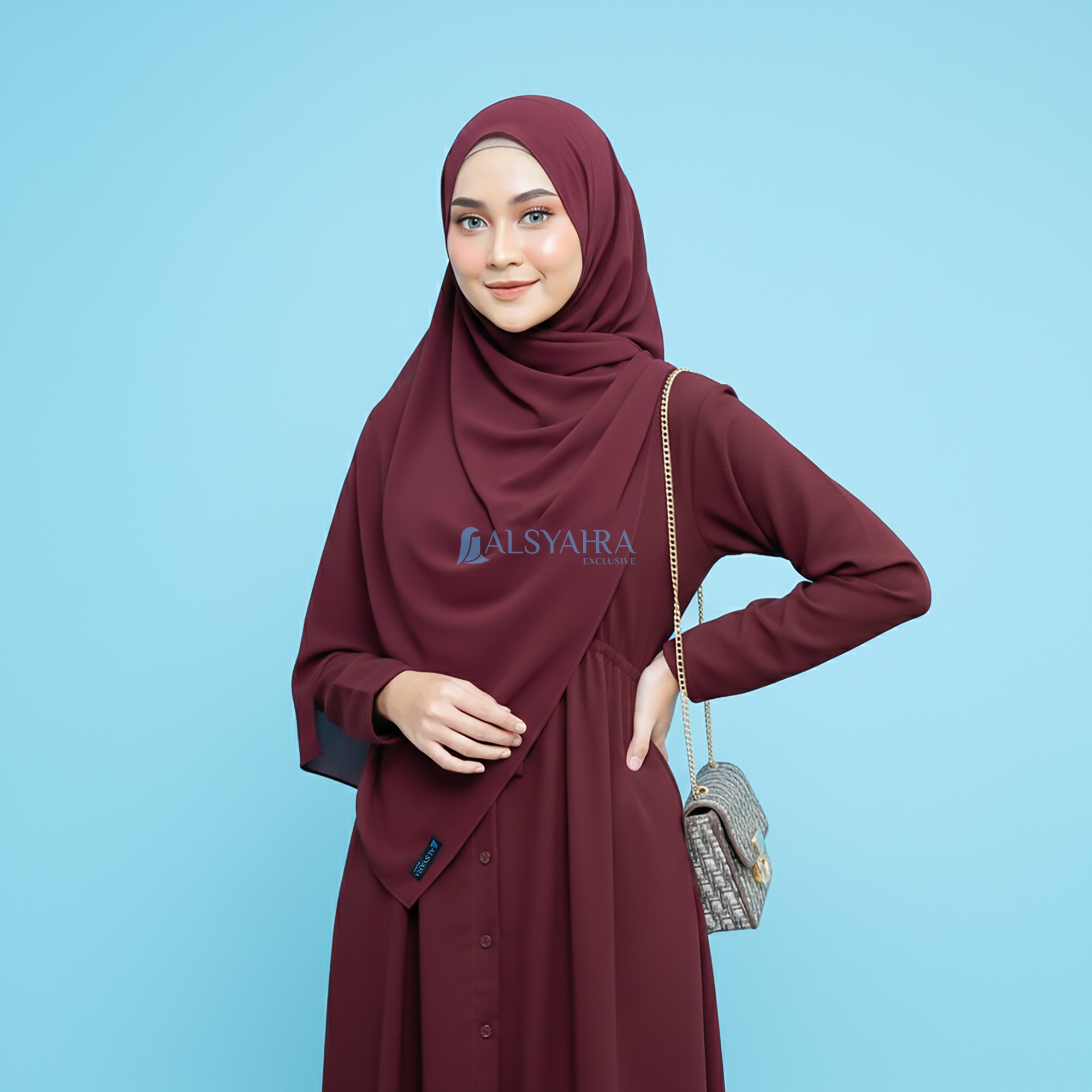 Alsyahra Exclusive - Pashmina Meleyot Syari SoftRay Premium Panjang