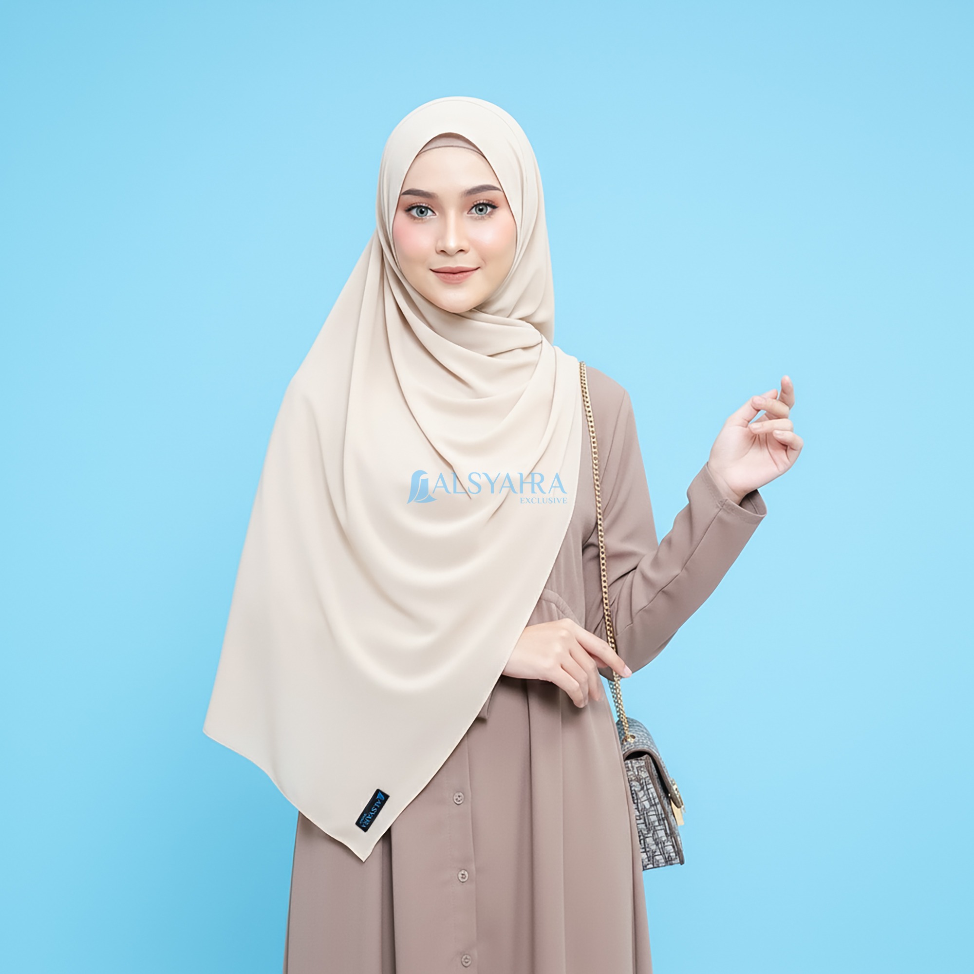 Alsyahra Exclusive - Pashmina Meleyot Syari SoftRay Premium Panjang